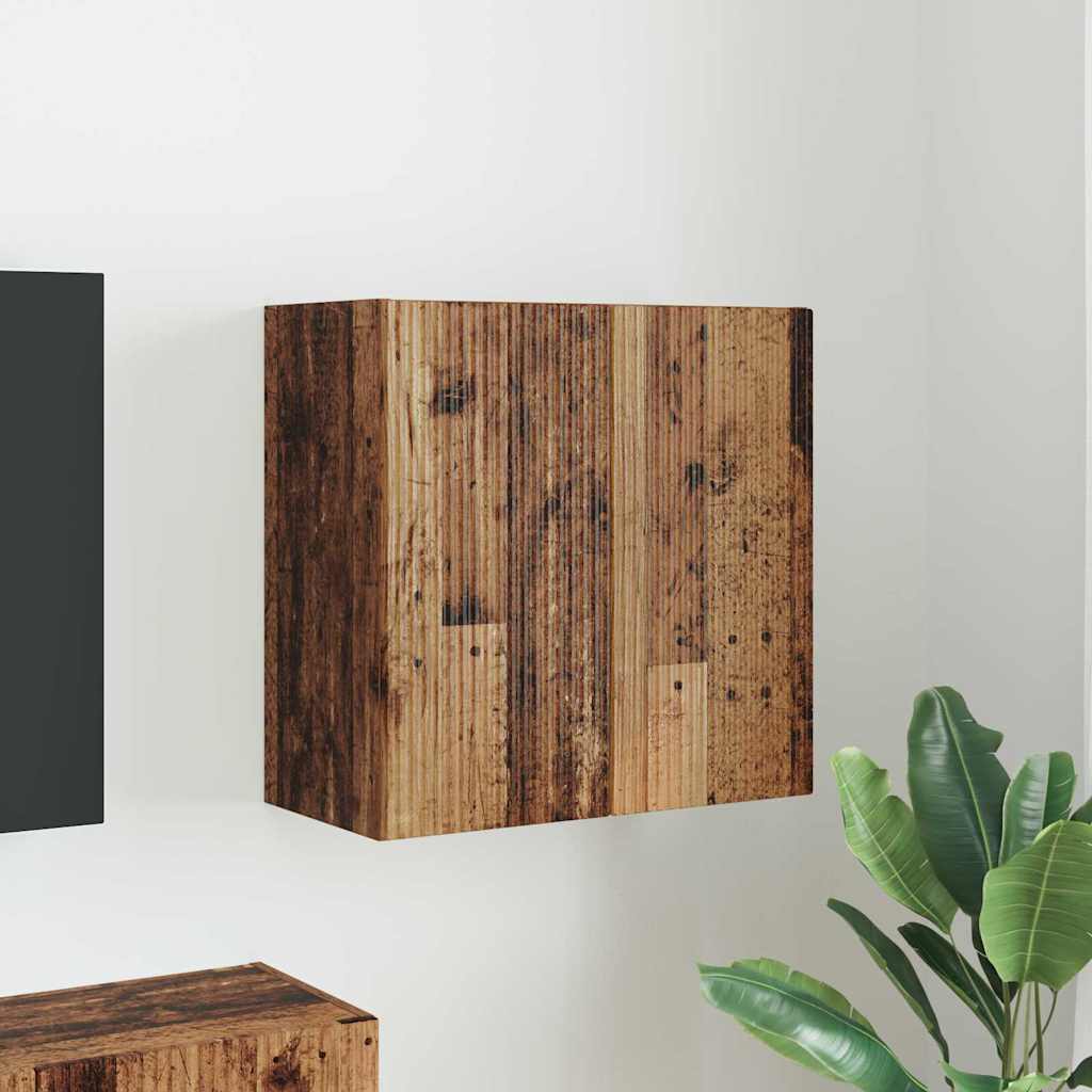 Meuble TV mural Bois Ancien 59,5 x 31 x 60 cm Bois d'ingénierie - XIOS