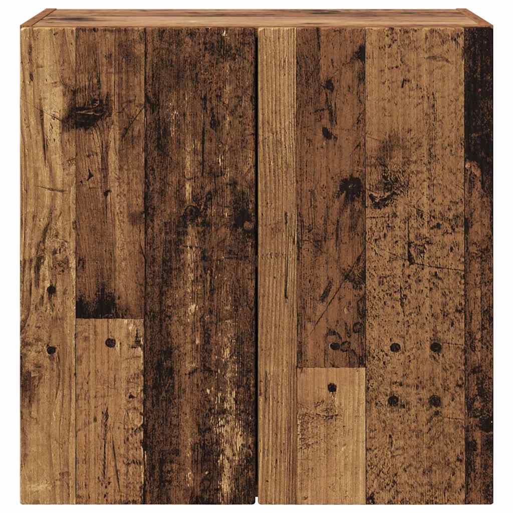 Meuble TV mural Bois Ancien 59,5 x 31 x 60 cm Bois d'ingénierie - XIOS