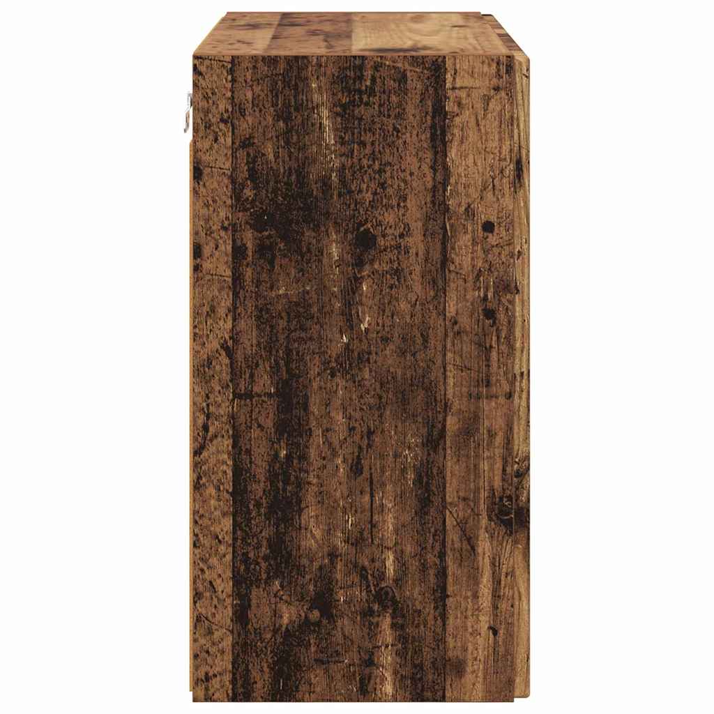 Meuble TV mural Bois Ancien 59,5 x 31 x 60 cm Bois d'ingénierie - XIOS