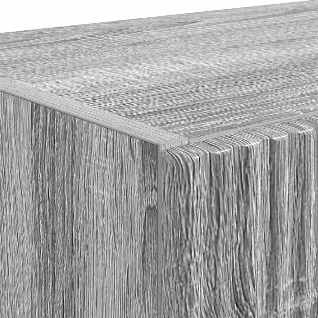 Meuble TV mural Gris Sonoma 59,5 x 31 x 80 cm Bois d'ingénierie - XIOS