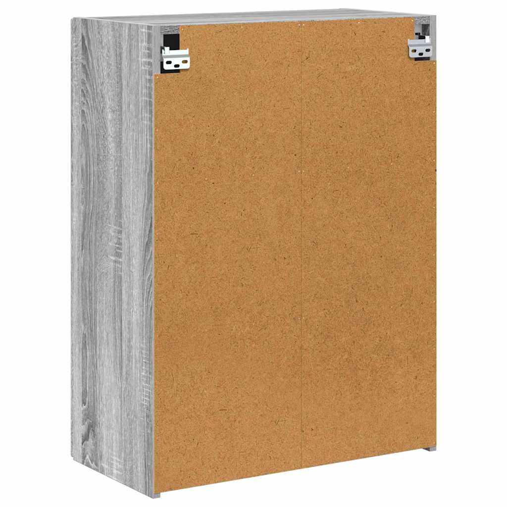 Meuble TV mural Gris Sonoma 59,5 x 31 x 80 cm Bois d'ingénierie - XIOS