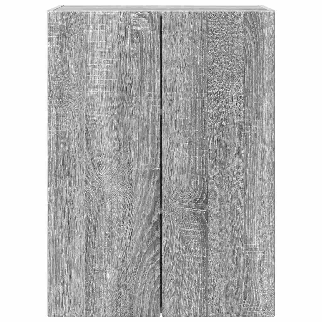 Meuble TV mural Gris Sonoma 59,5 x 31 x 80 cm Bois d'ingénierie - XIOS