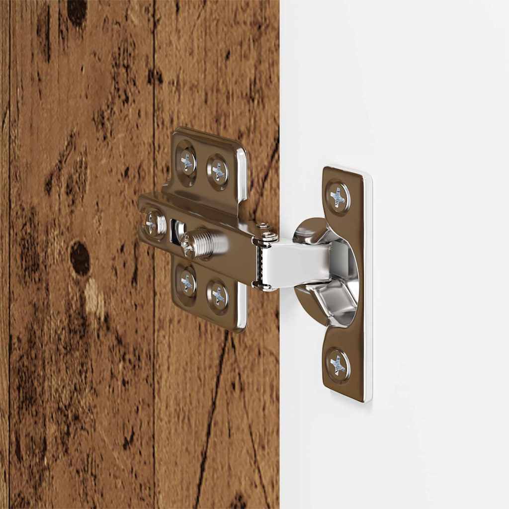 Meuble TV mural Bois Ancien 59,5 x 31 x 80 cm Bois d'ingénierie - XIOS