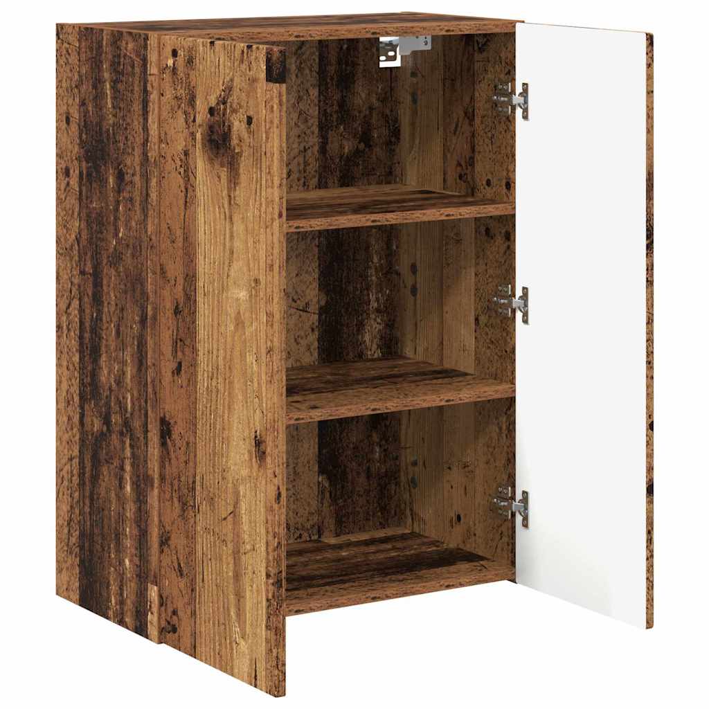 Meuble TV mural Bois Ancien 59,5 x 31 x 80 cm Bois d'ingénierie - XIOS