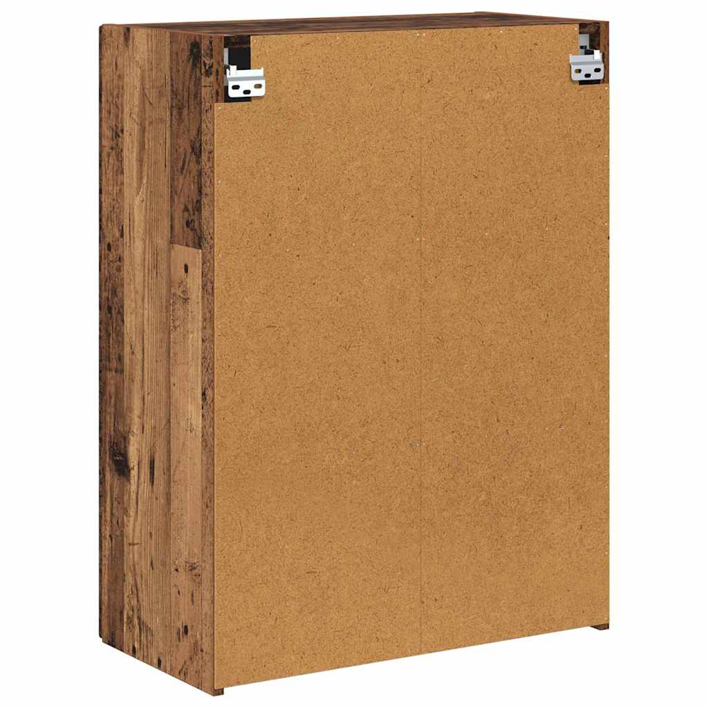 Meuble TV mural Bois Ancien 59,5 x 31 x 80 cm Bois d'ingénierie - XIOS