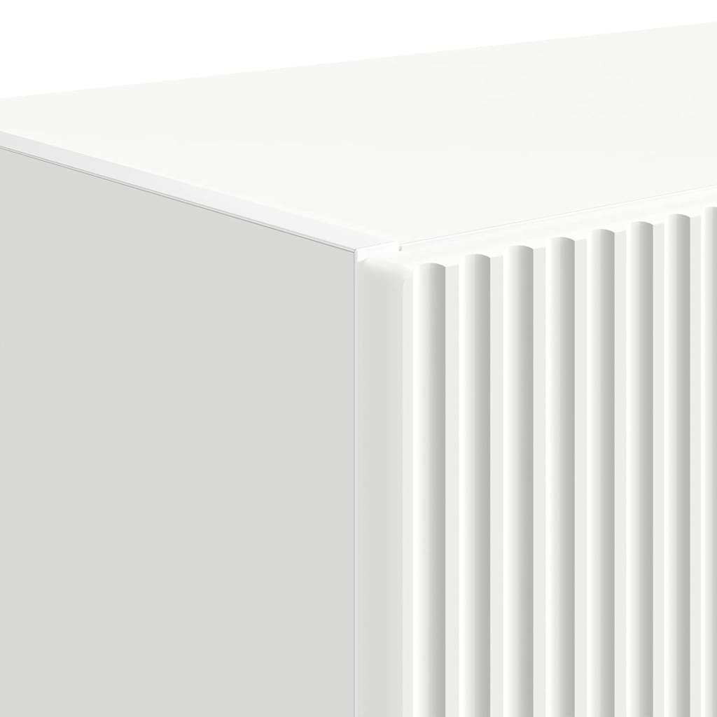 Meuble TV mural Blanc 59,5 x 31 x 100 cm Bois d'ingénierie - XIOS