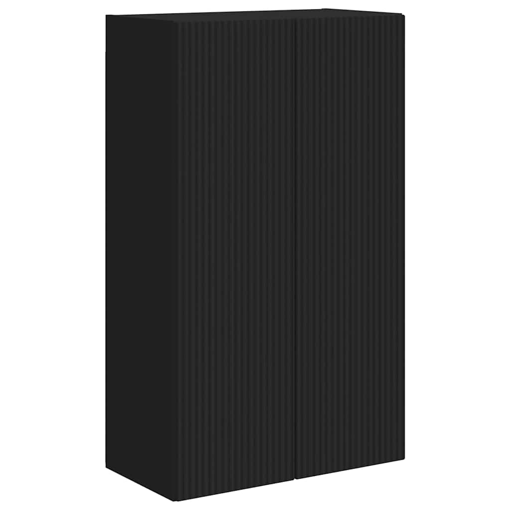 Meuble TV mural Noir 59,5 x 31 x 100 cm Bois d'ingénierie - XIOS