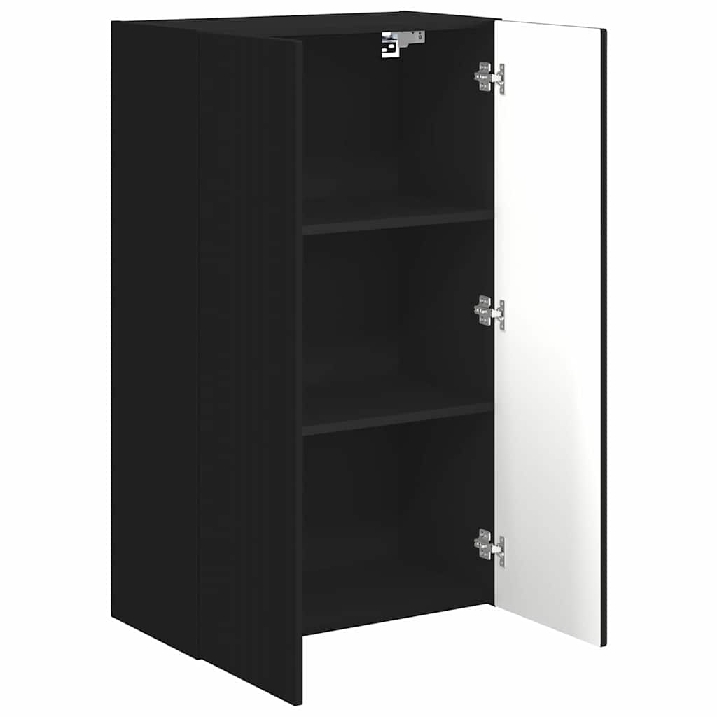 Meuble TV mural Noir 59,5 x 31 x 100 cm Bois d'ingénierie - XIOS