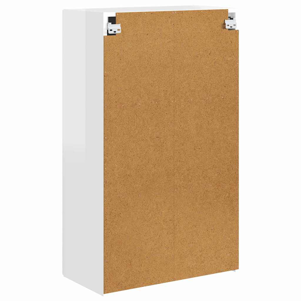 Meuble TV mural Montage mural Blanc brillant 59,5 x 31 x 100 cm - XIOS