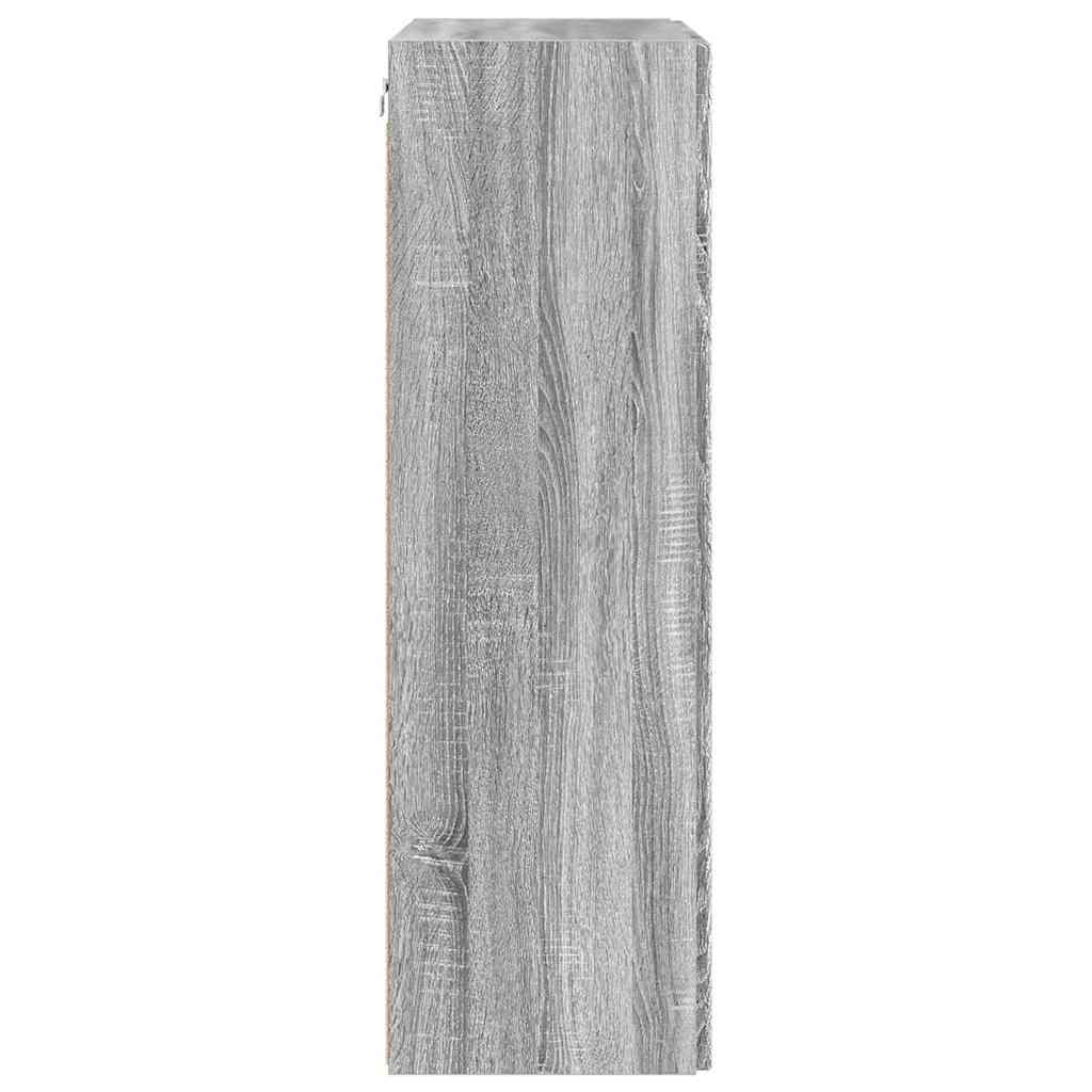 Meuble TV mural Montage mural Gris Sonoma 59,5 x 31 x 100 cm - XIOS