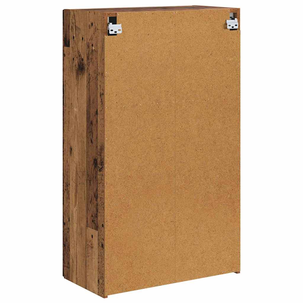 Meuble TV mural Montage mural Bois Ancien 59,5 x 31 x 100 cm - XIOS