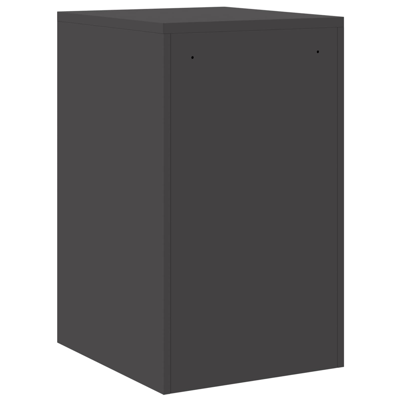 Cabinet de Dossier Noir 44 x 50 x 106.5 cm Acier Laminé à Froid - XIOS