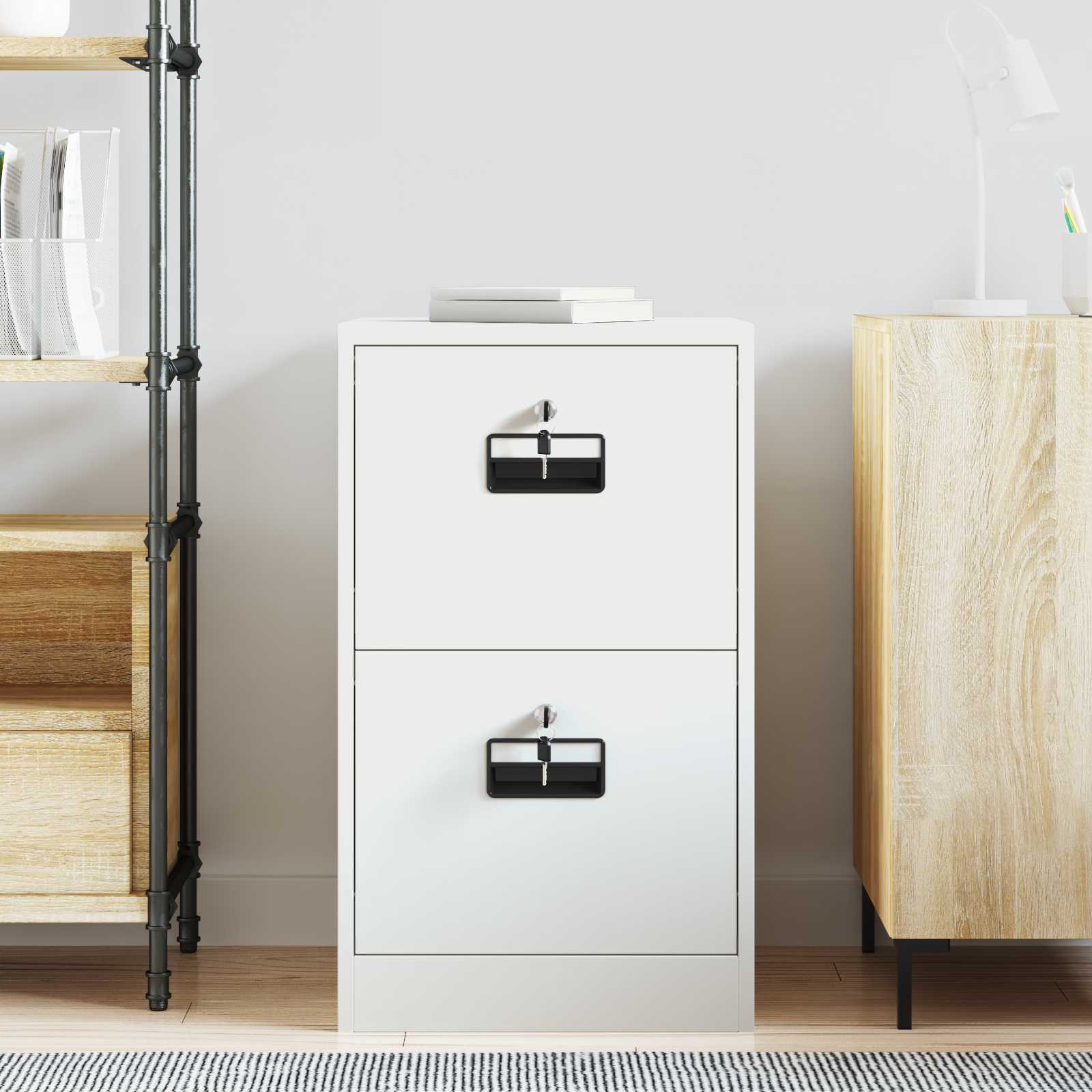 Cabinet de Dossier avec tiroir Blanc 44 x 50 x 106.5 cm - XIOS