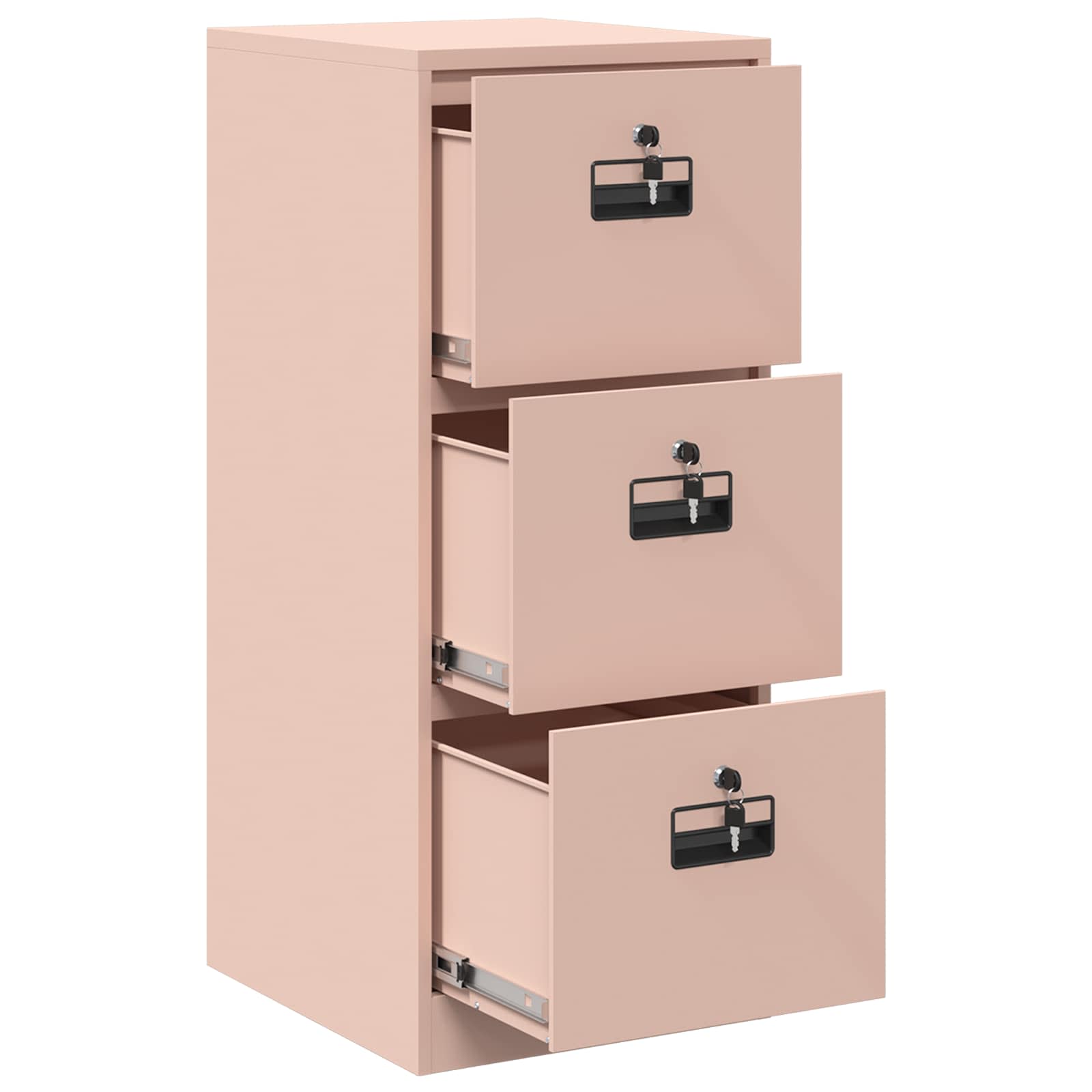 Cabinet de Dossier Rose 44 x 50 x 106.5 cm Acier Laminé à Froid - XIOS