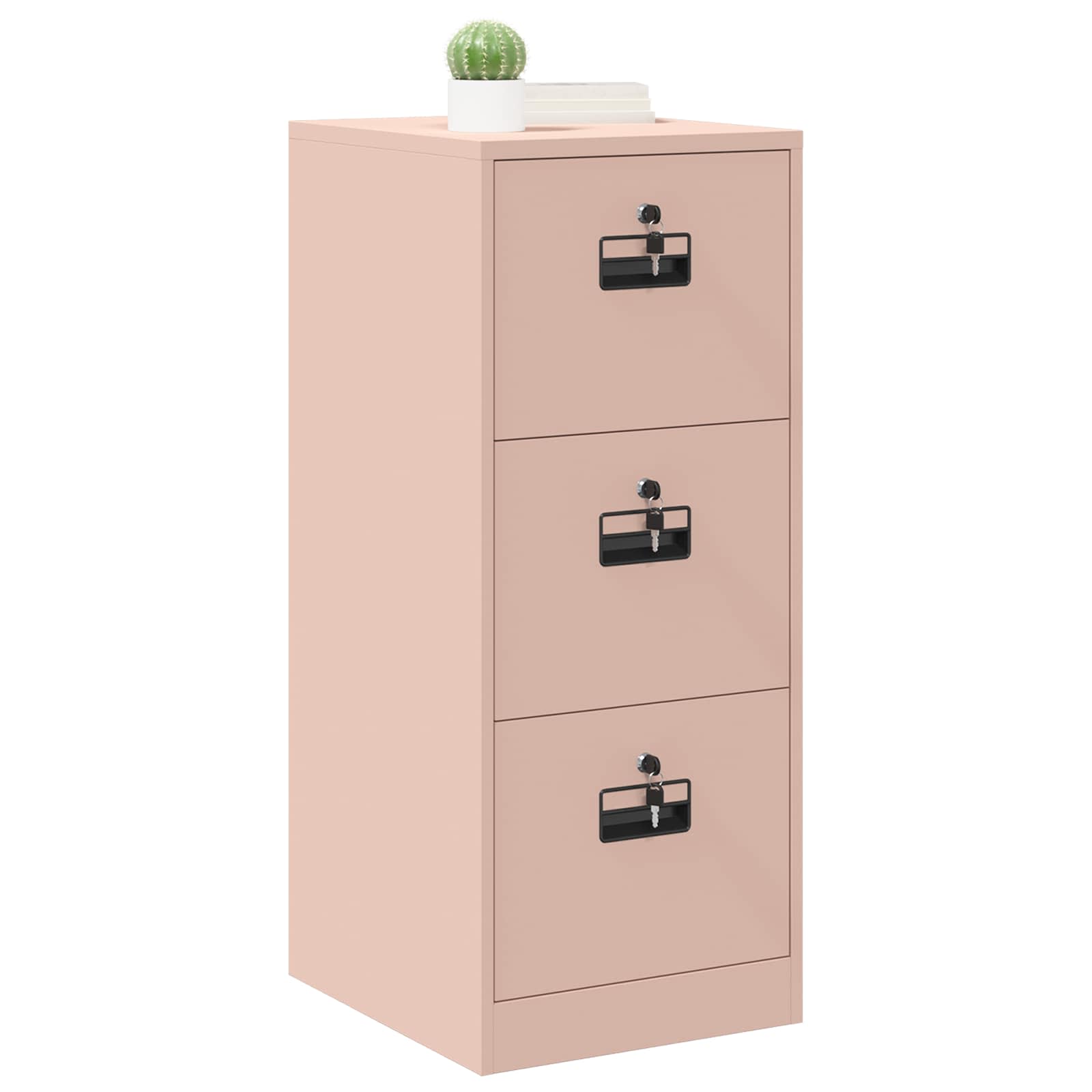 Cabinet de Dossier Rose 44 x 50 x 106.5 cm Acier Laminé à Froid - XIOS