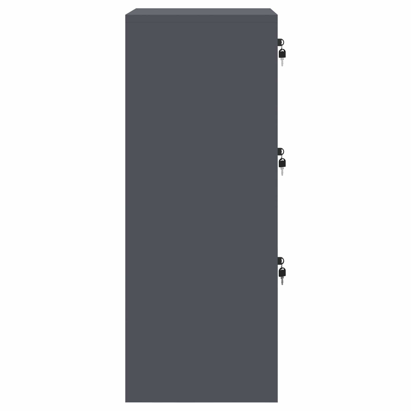 Cabinet de Dossier avec tiroir Anthracite 44 x 50 x 106.5 cm - XIOS