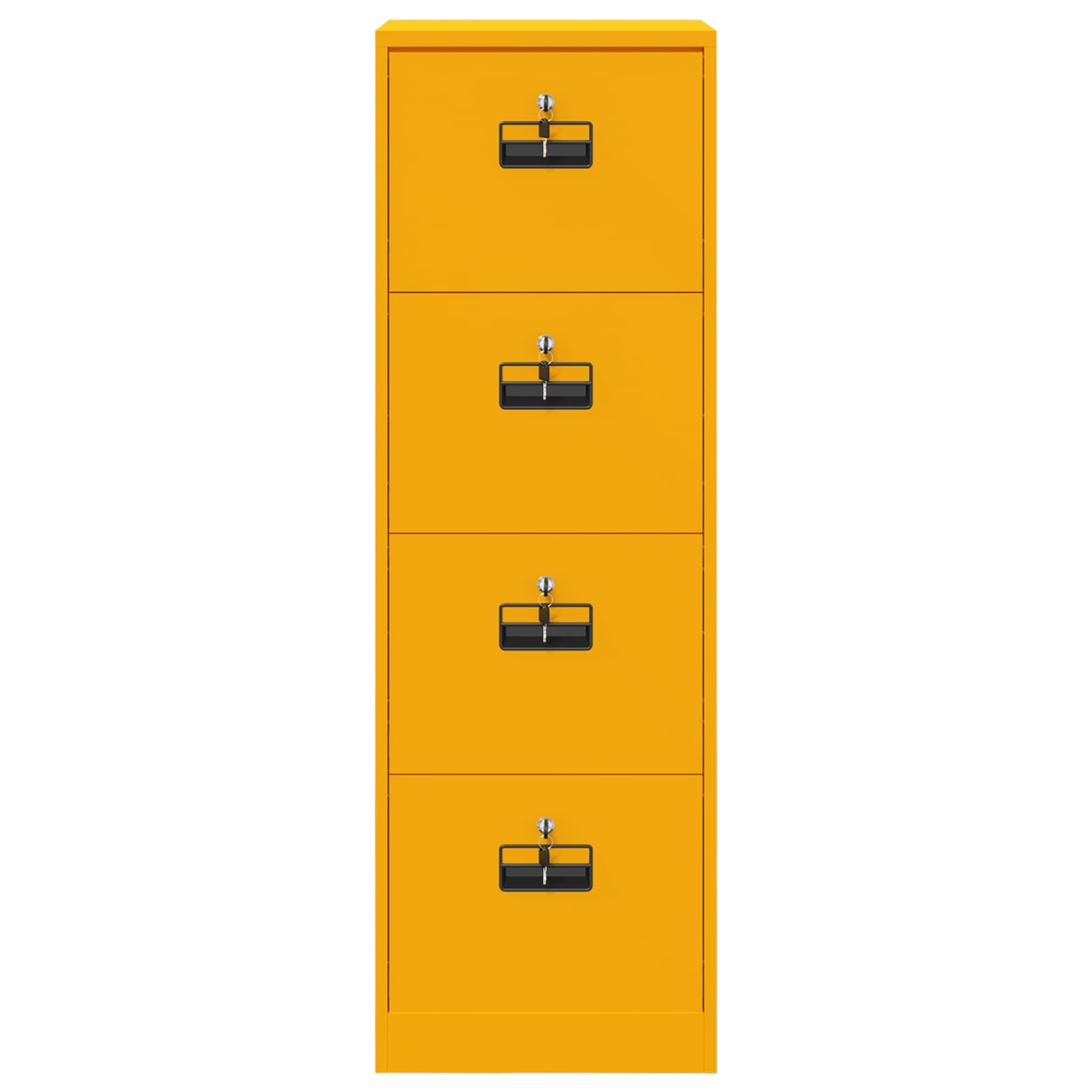 Cabinet de Dossier Jaune moutarde 45,5 x 42 x 139 cm