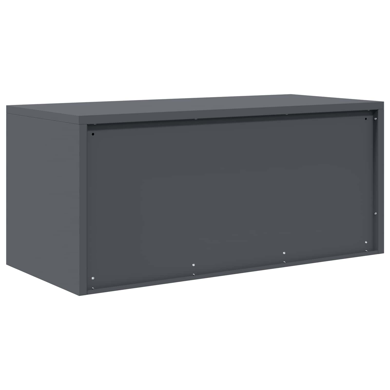 Armoire de rangement Anthracite 90 x 40 x 40 cm Acier - XIOS