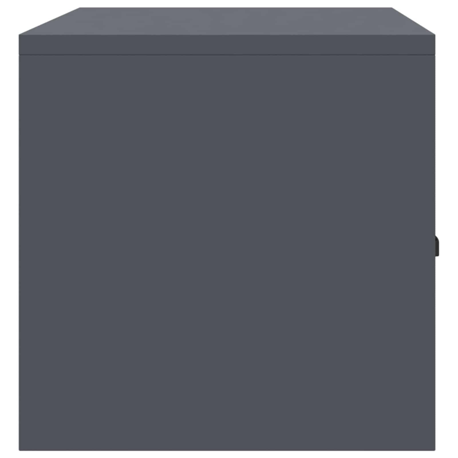 Armoire de rangement Anthracite 90 x 40 x 40 cm Acier - XIOS