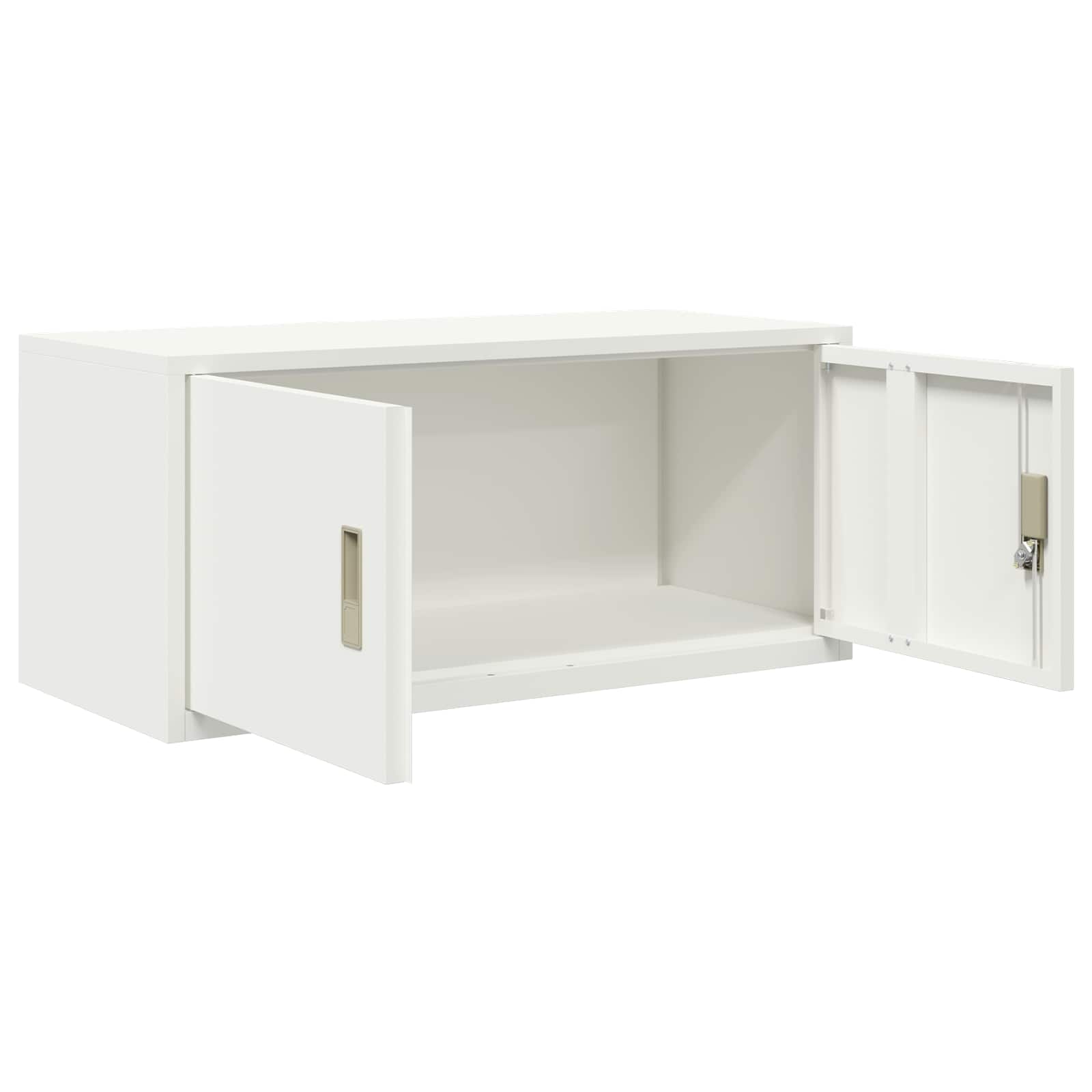 Armoire de rangement Blanc 90 x 40 x 40 cm Acier Laminé à Froid - XIOS