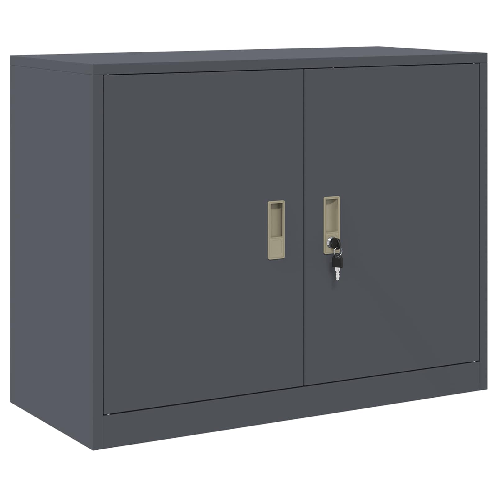 Armoire de rangement Anthracite 90 x 40 x 70 cm Acier