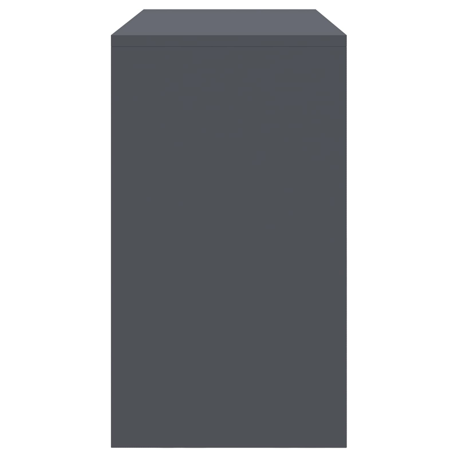 Armoire de rangement avec stockage Anthracite 90 x 40 x 70 cm - XIOS