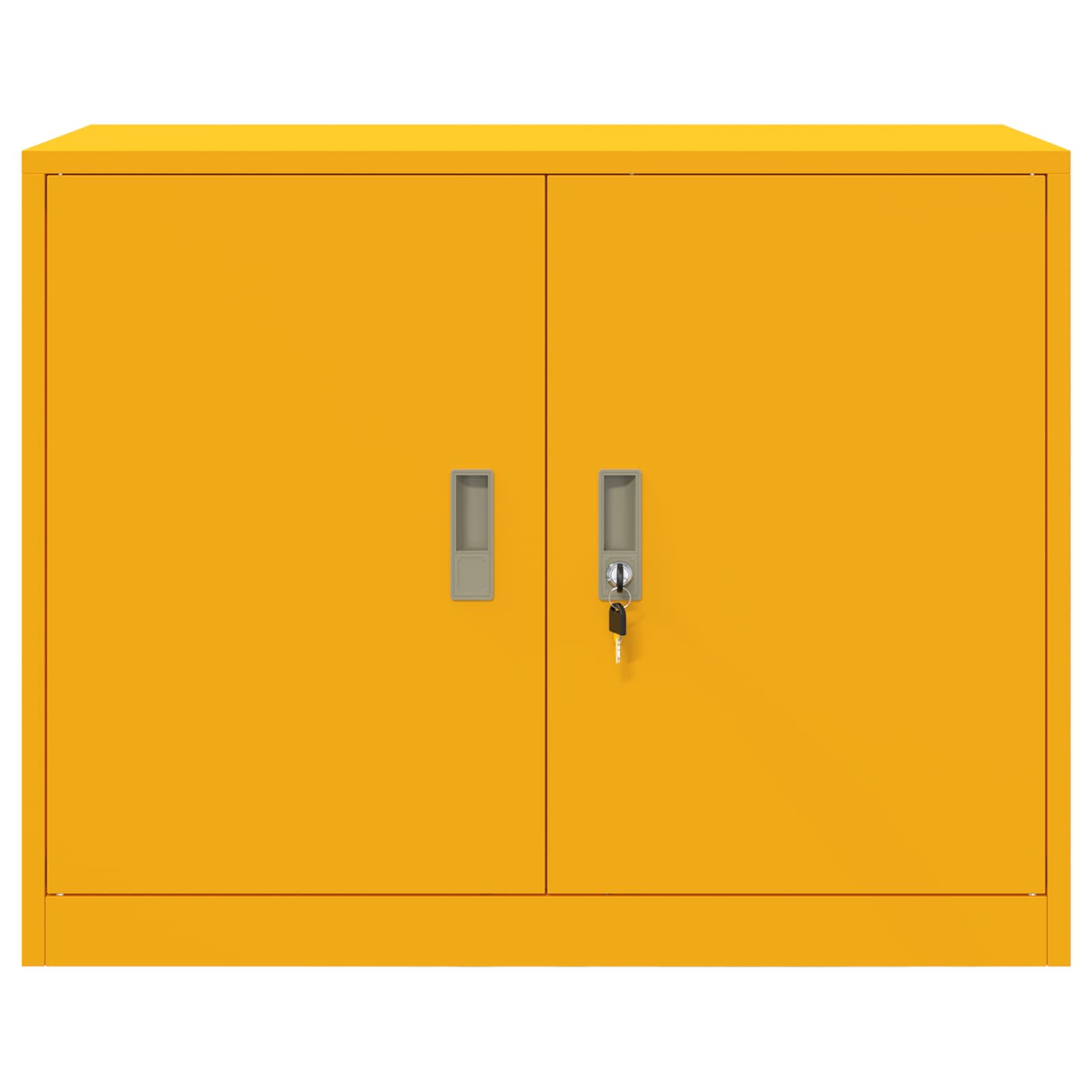 Armoire de rangement Jaune moutarde 90 x 40 x 70 cm - XIOS