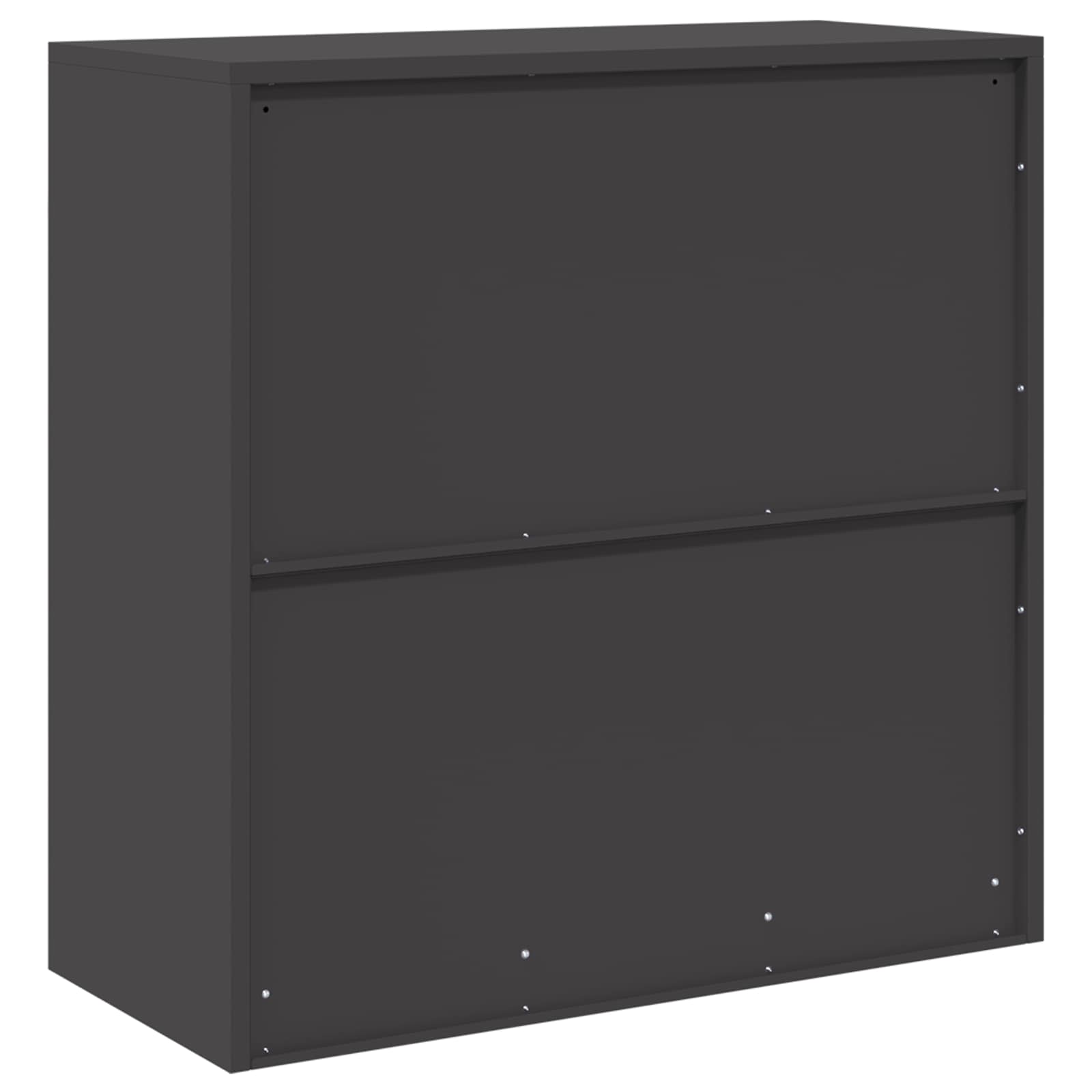 Armoire de rangement Noir 90 x 40 x 90 cm Acier