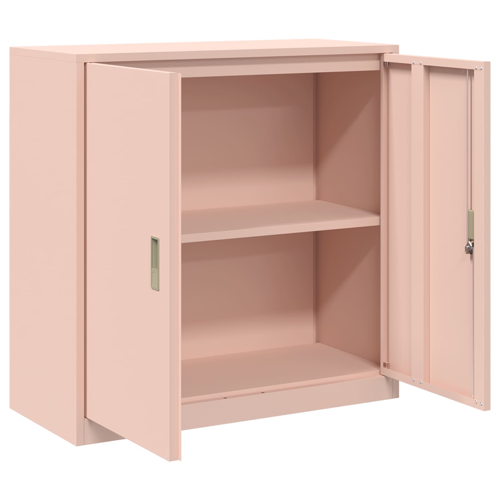 Armoire de rangement Rose 90 x 40 x 90 cm Acier