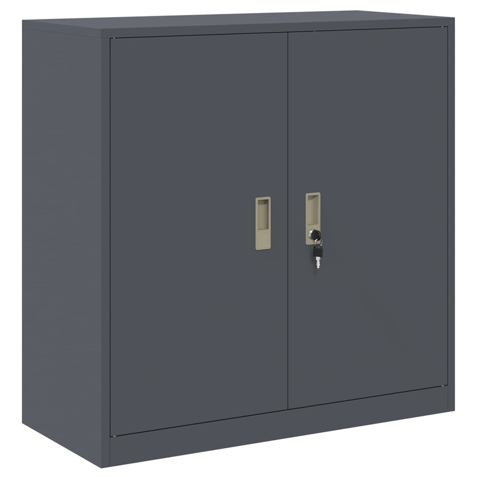 Armoire de rangement Anthracite 90 x 40 x 90 cm Acier