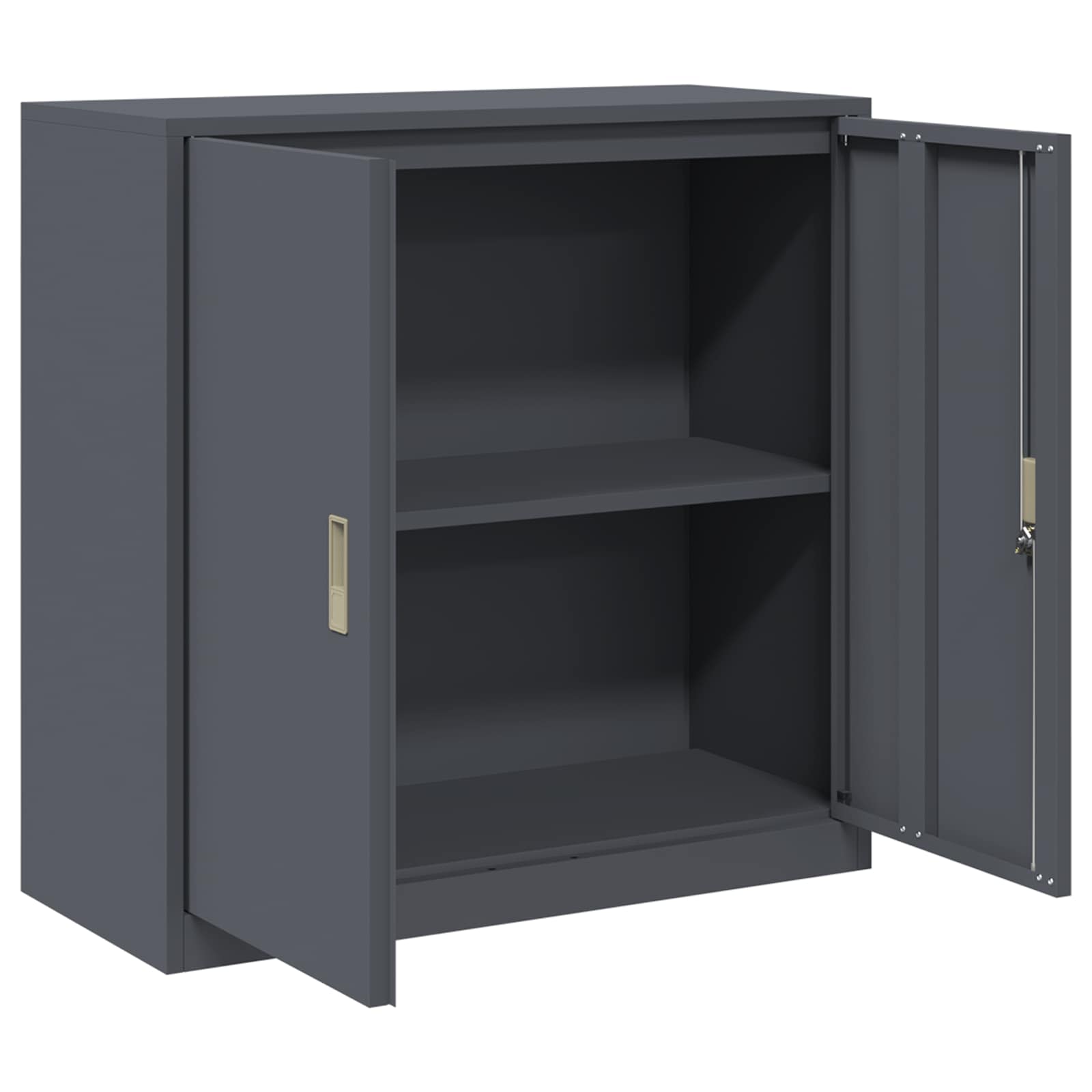 Armoire de rangement Anthracite 90 x 40 x 90 cm Acier