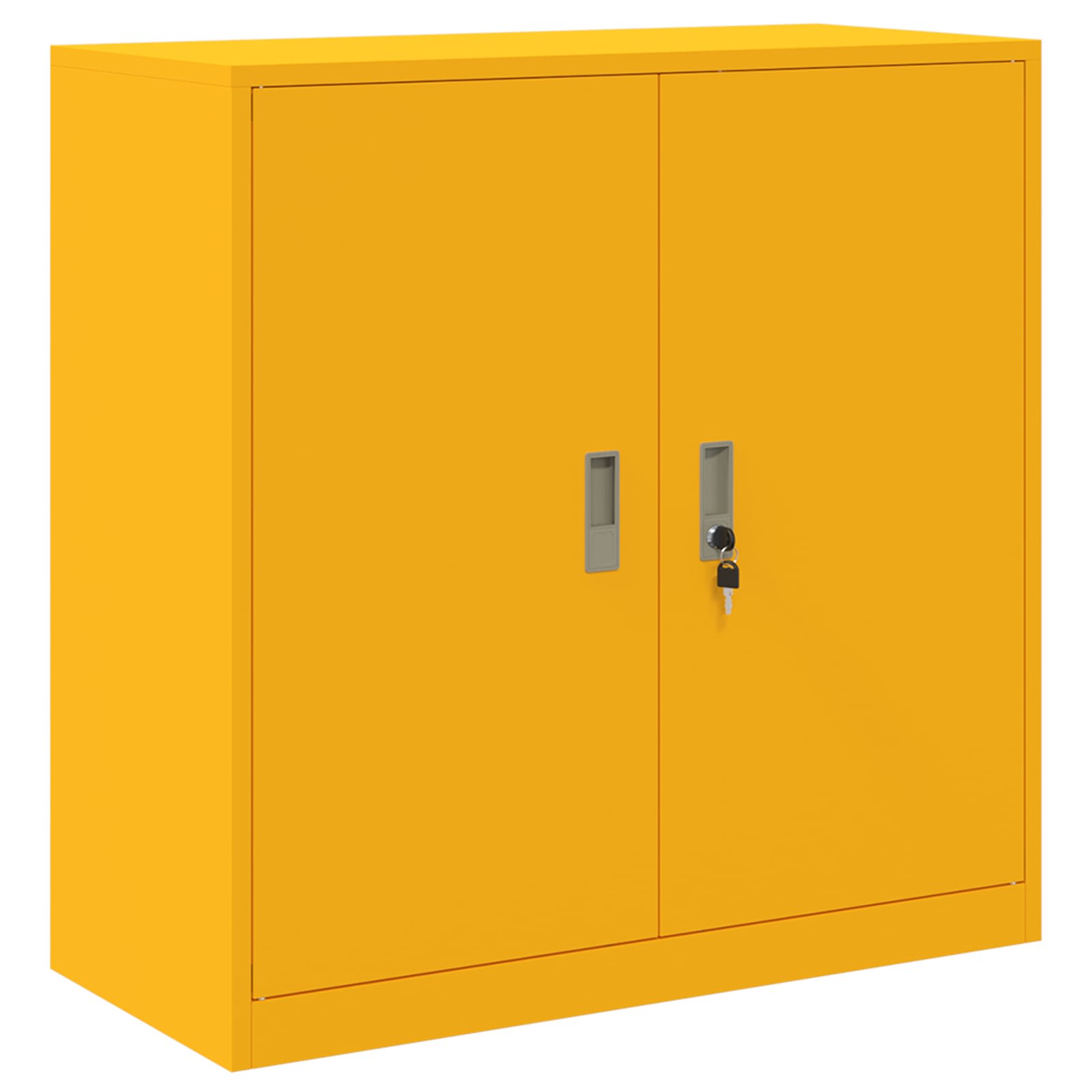 Armoire de rangement Jaune moutarde 90 x 40 x 90 cm - XIOS