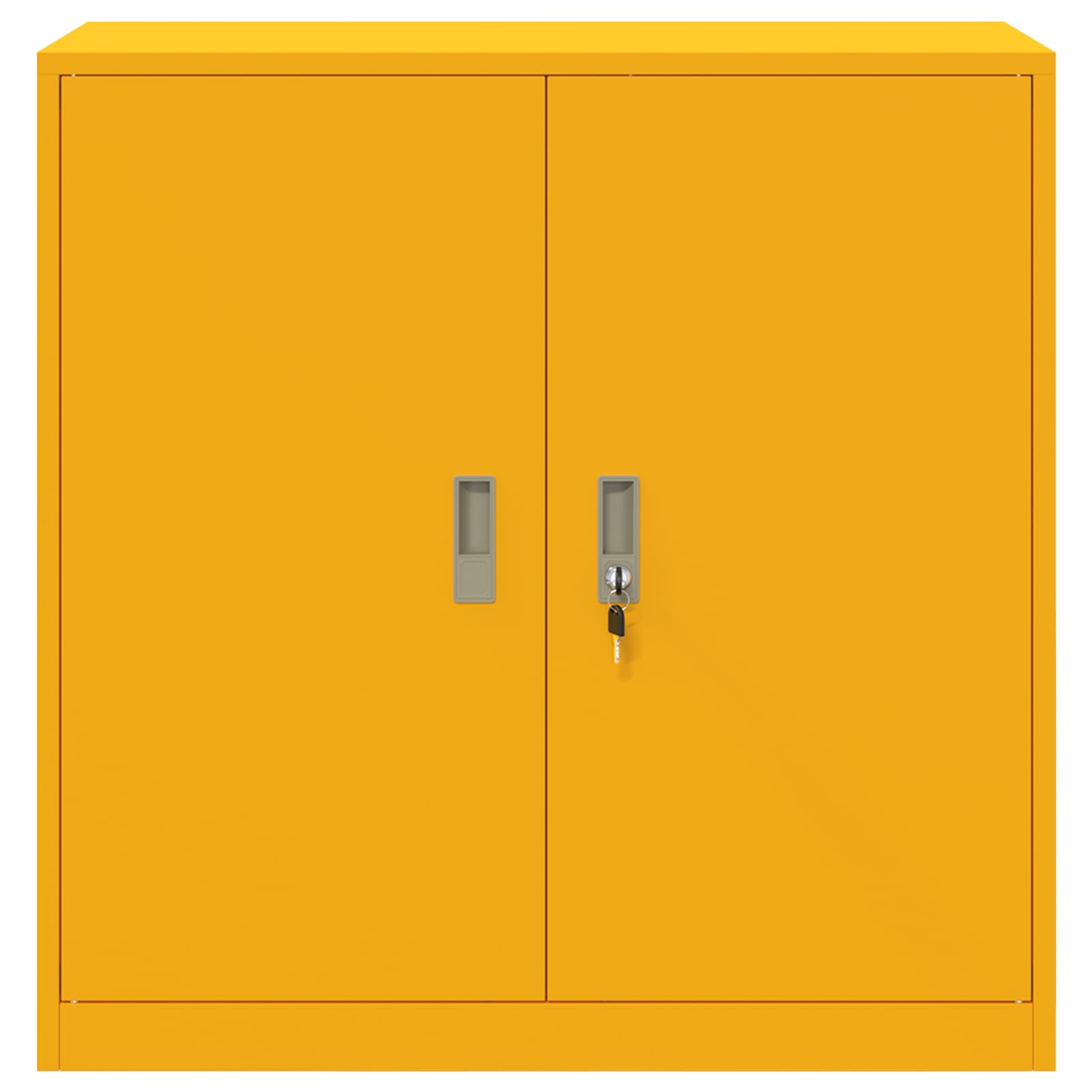 Armoire de rangement Jaune moutarde 90 x 40 x 90 cm - XIOS