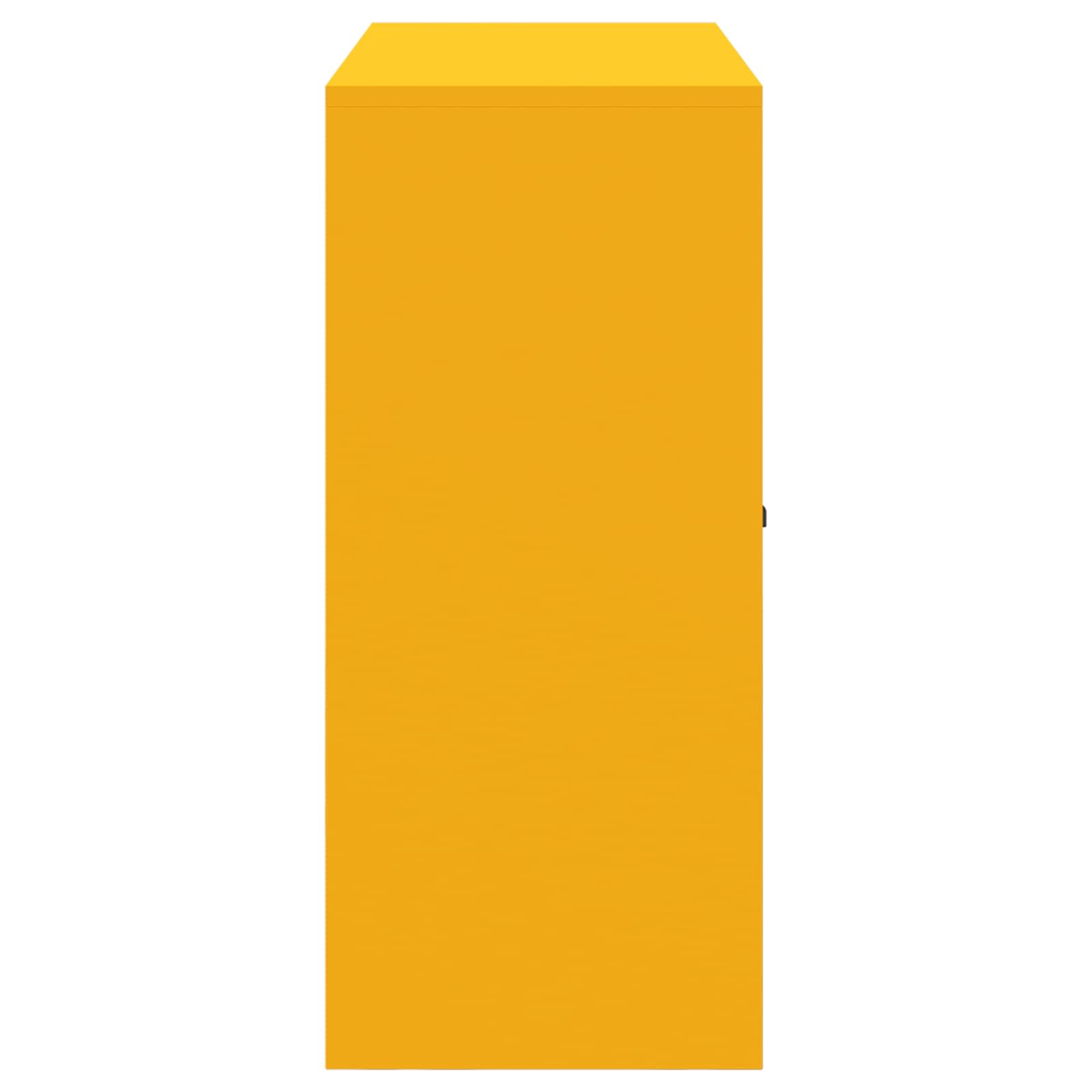 Armoire de rangement Jaune moutarde 90 x 40 x 90 cm - XIOS