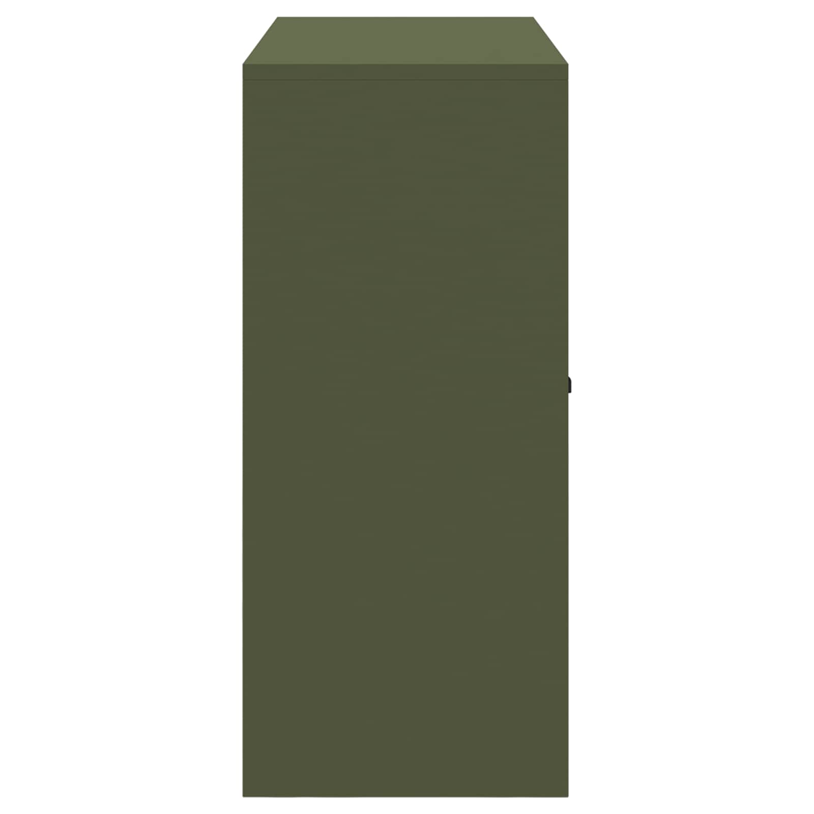 Armoire de rangement avec stockage Vert olive 90 x 40 x 90 cm - XIOS