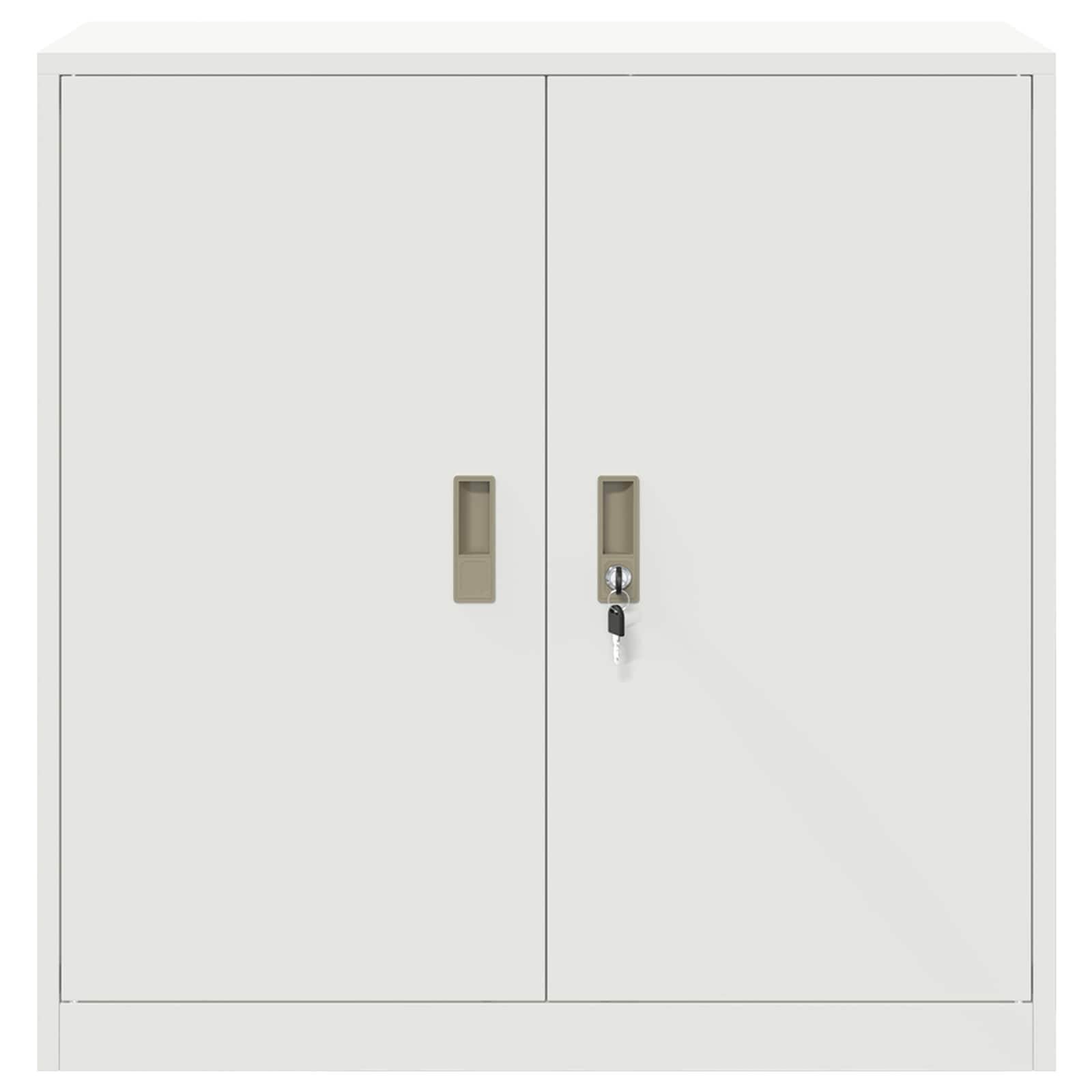 Armoire de rangement Blanc 90 x 40 x 90 cm Acier