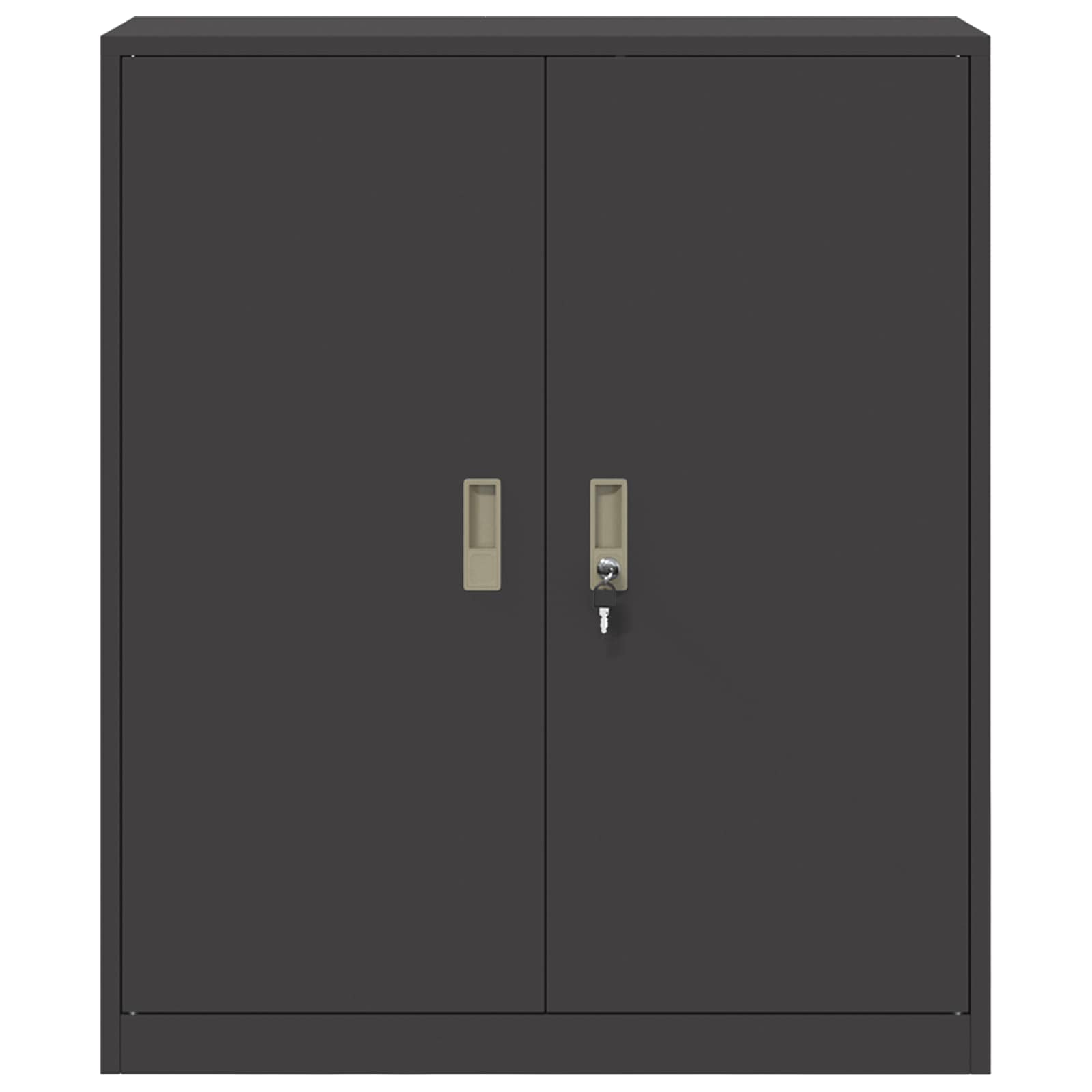 Armoire de rangement Noir 90 x 40 x 105 cm Acier