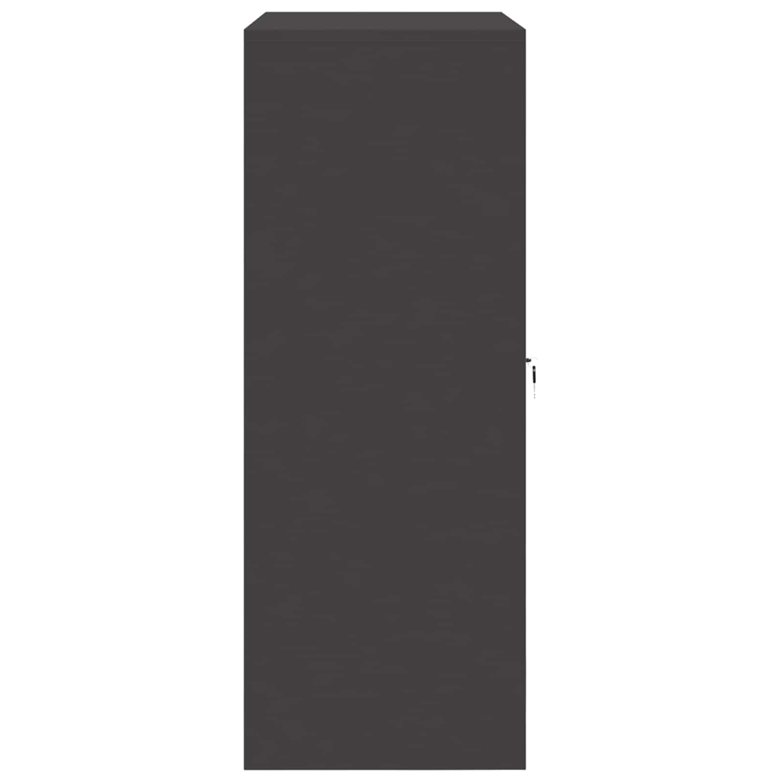 Armoire de rangement Noir 90 x 40 x 105 cm Acier