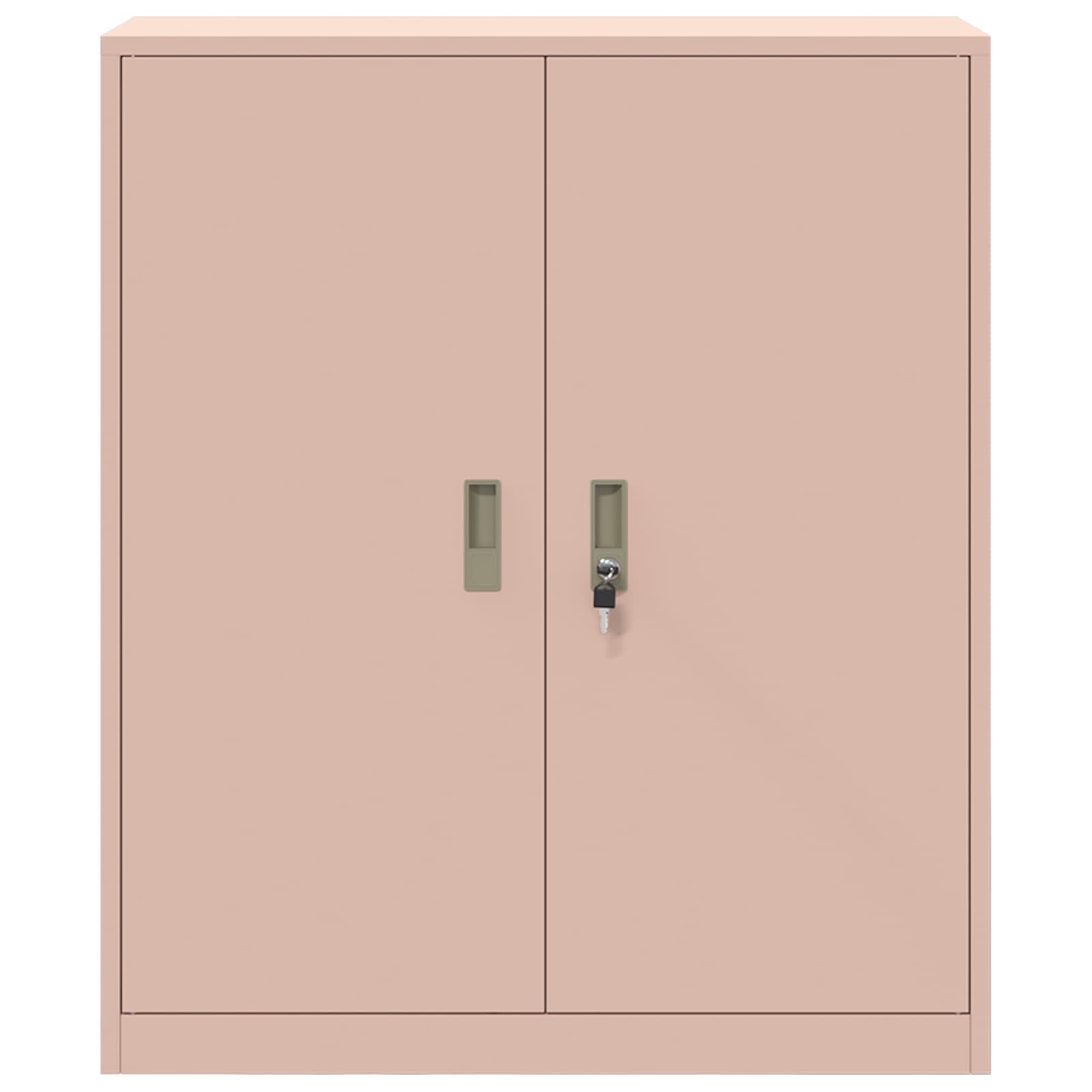 Armoire de rangement Rose 90 x 40 x 105 cm Acier