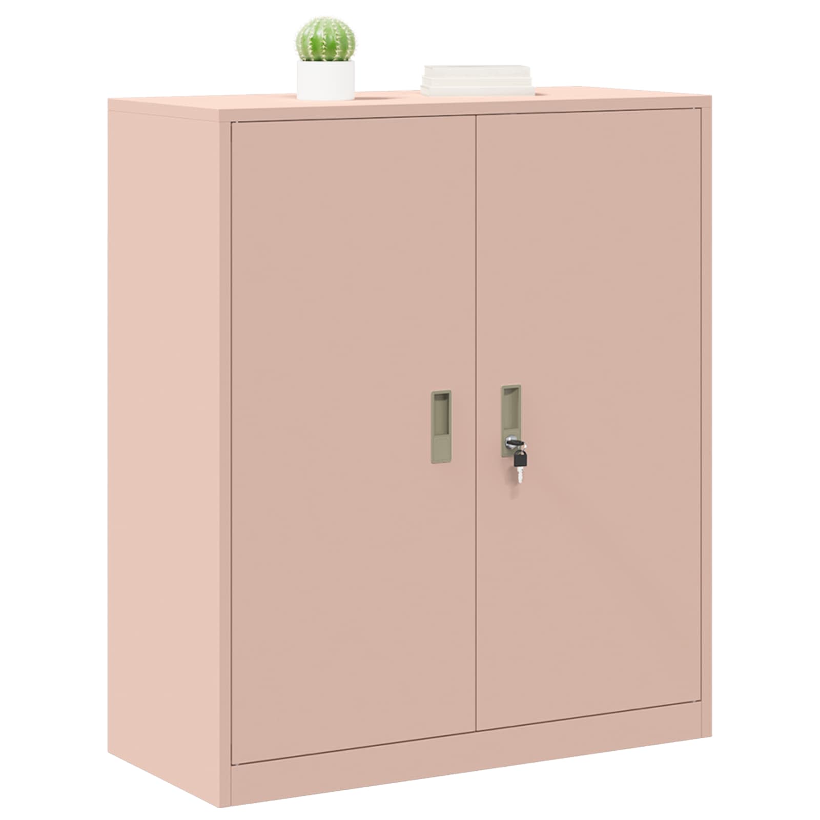 Armoire de rangement Rose 90 x 40 x 105 cm Acier