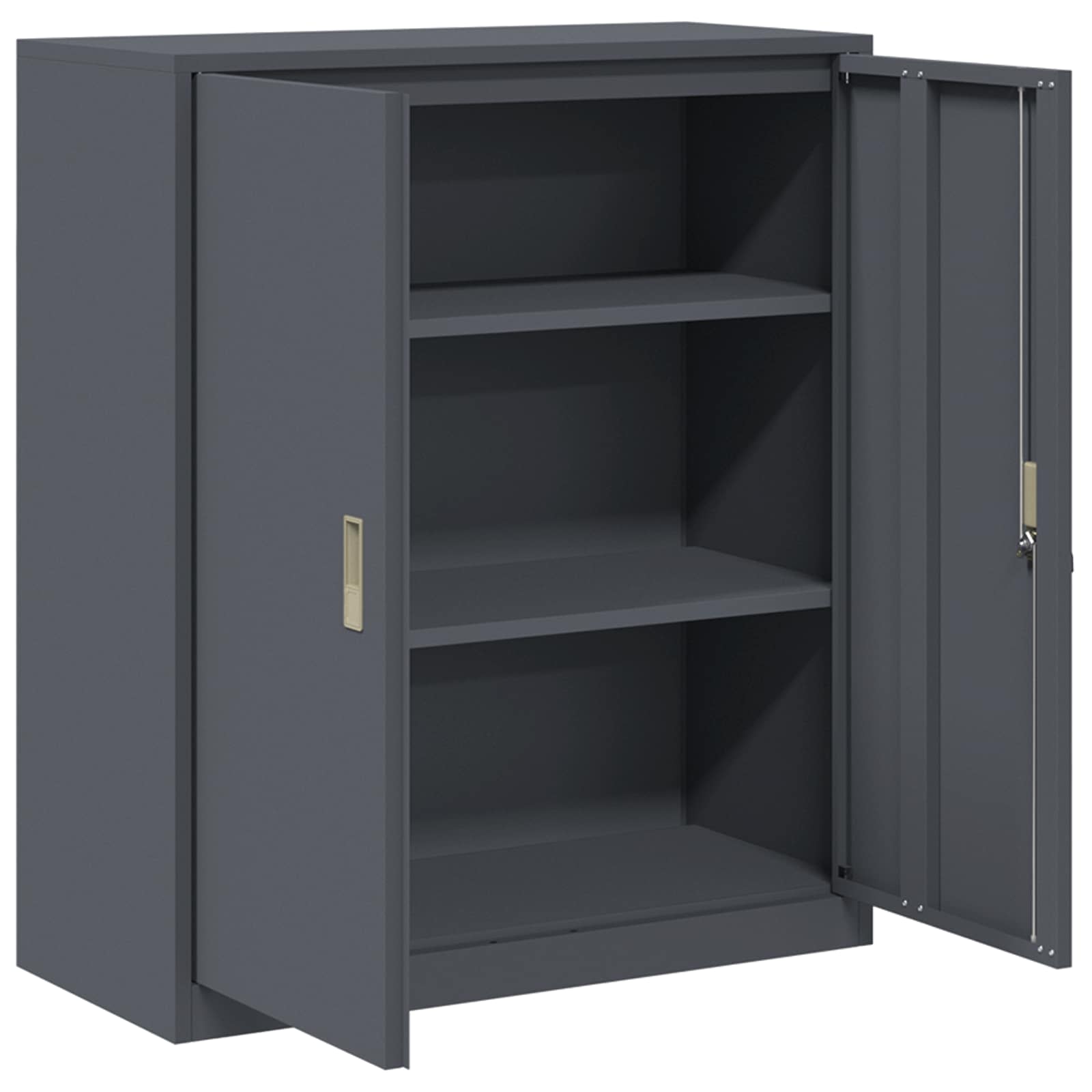 Armoire de rangement Anthracite 90 x 40 x 105 cm Acier - XIOS
