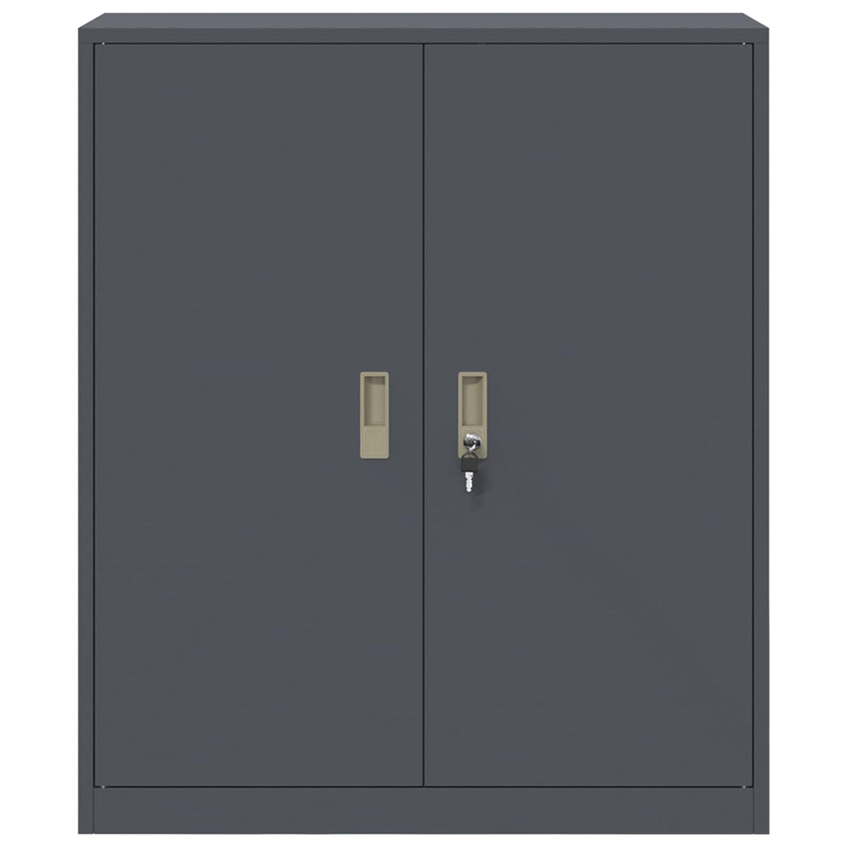 Armoire de rangement Anthracite 90 x 40 x 105 cm Acier - XIOS