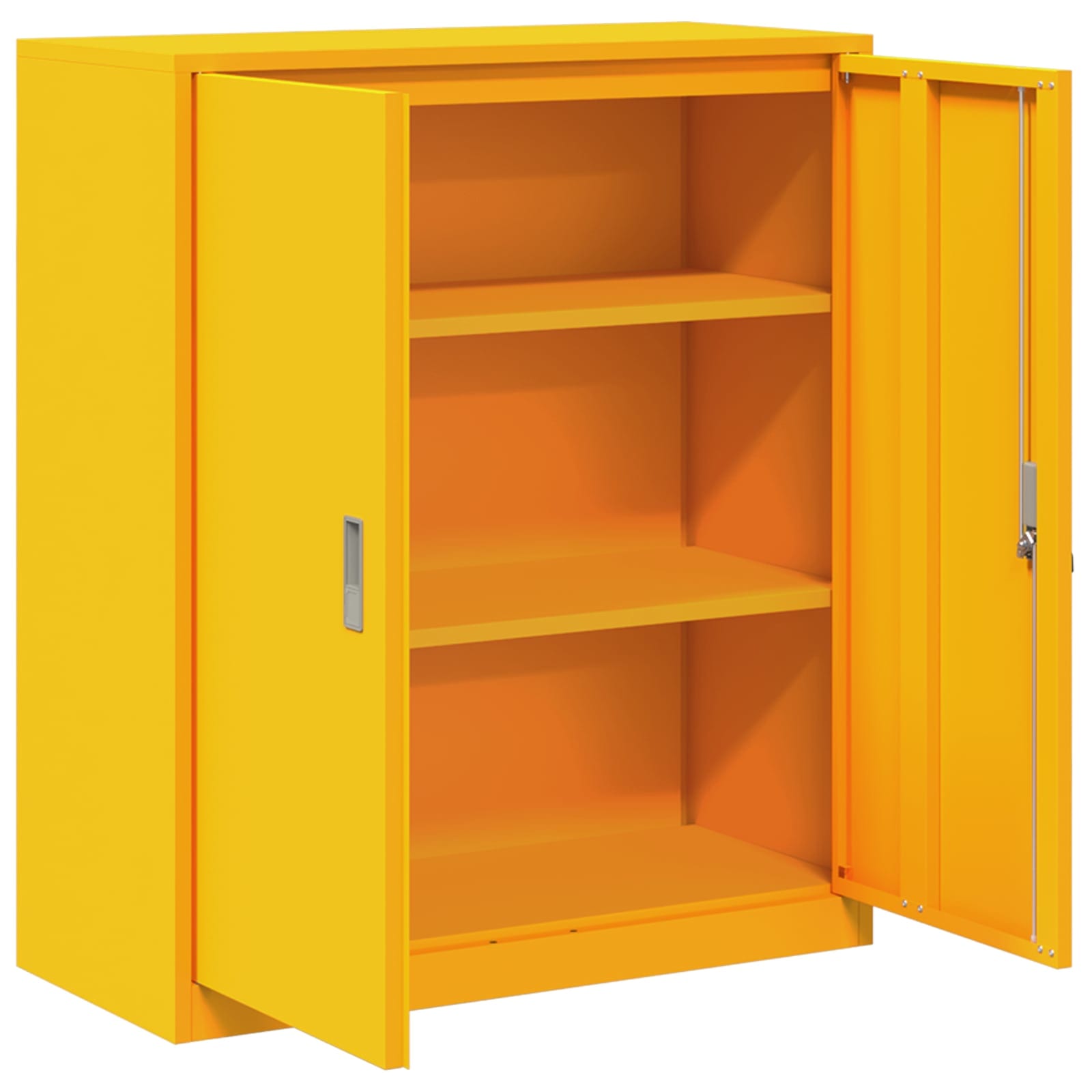 Armoire de rangement Jaune moutarde 90 x 40 x 105 cm Acier
