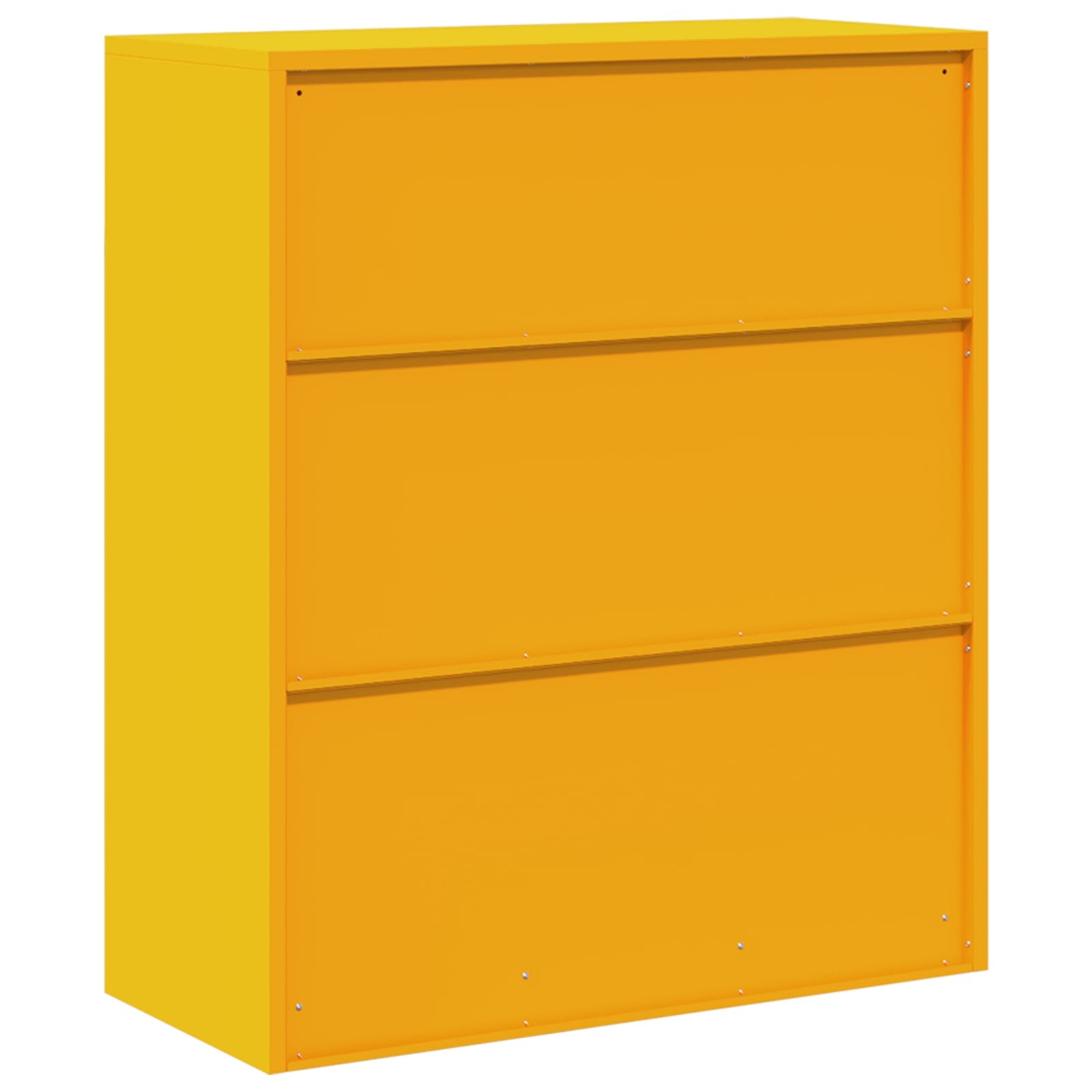 Armoire de rangement Jaune moutarde 90 x 40 x 105 cm Acier