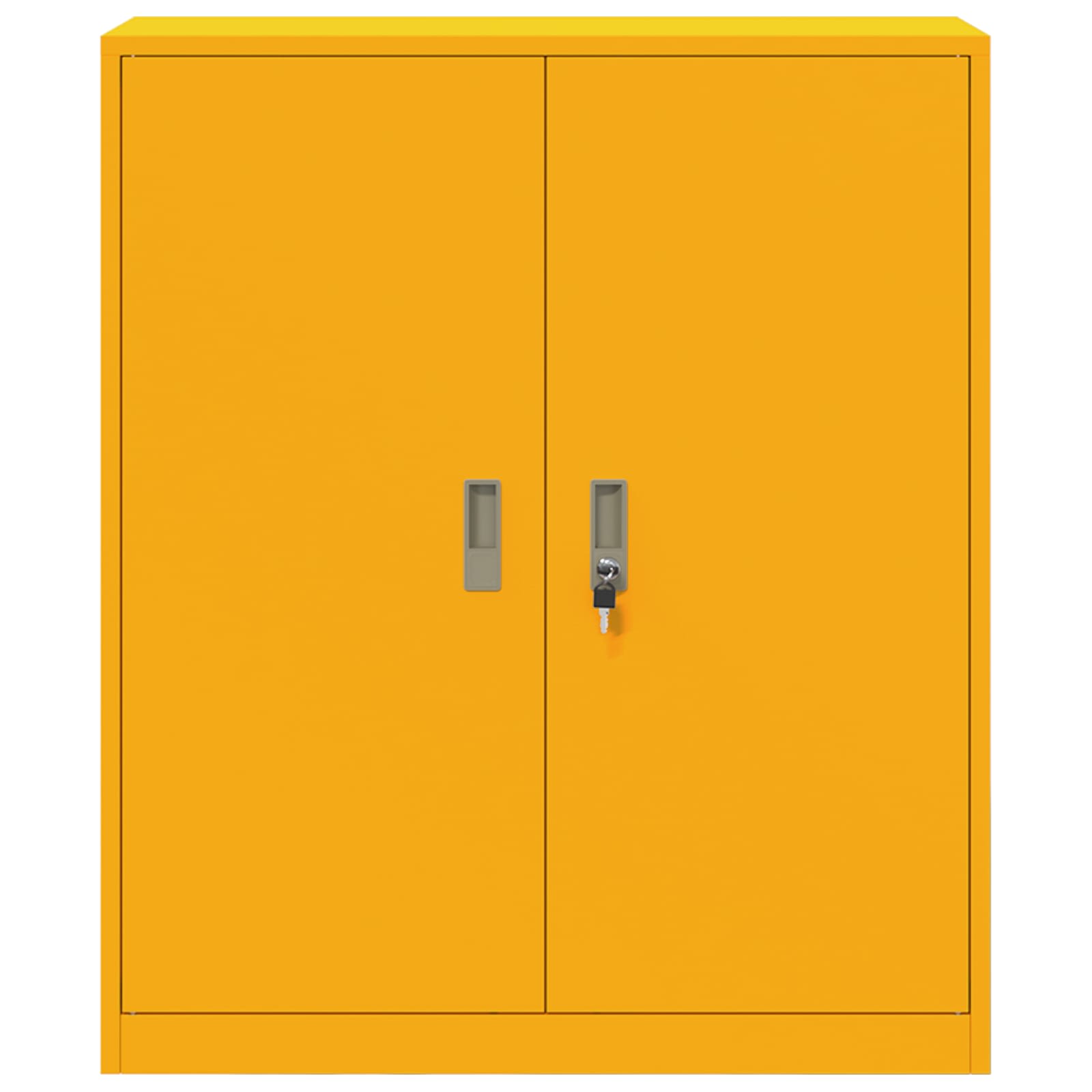 Armoire de rangement Jaune moutarde 90 x 40 x 105 cm Acier
