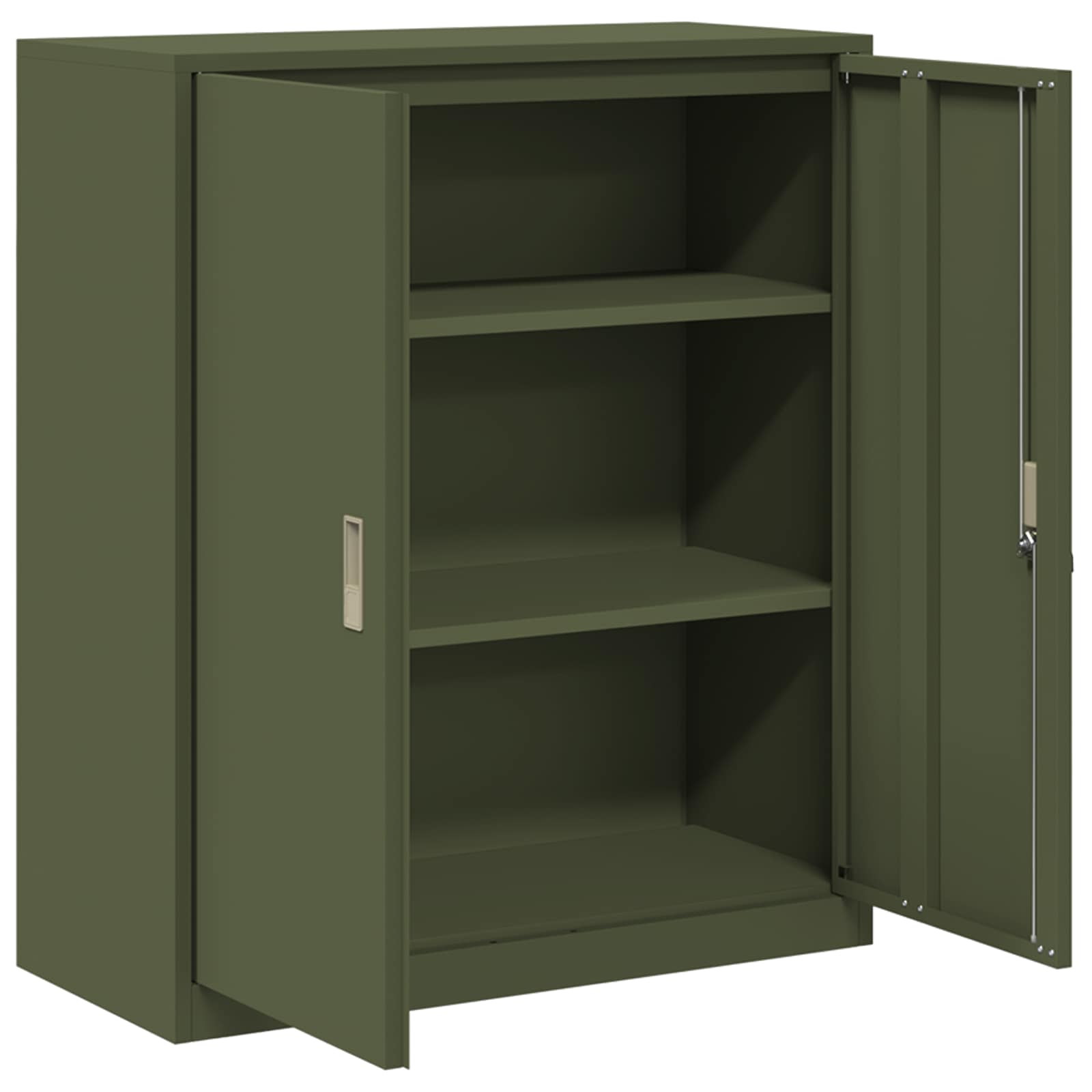 Armoire de rangement avec stockage Vert olive 90 x 40 x 105 cm - XIOS