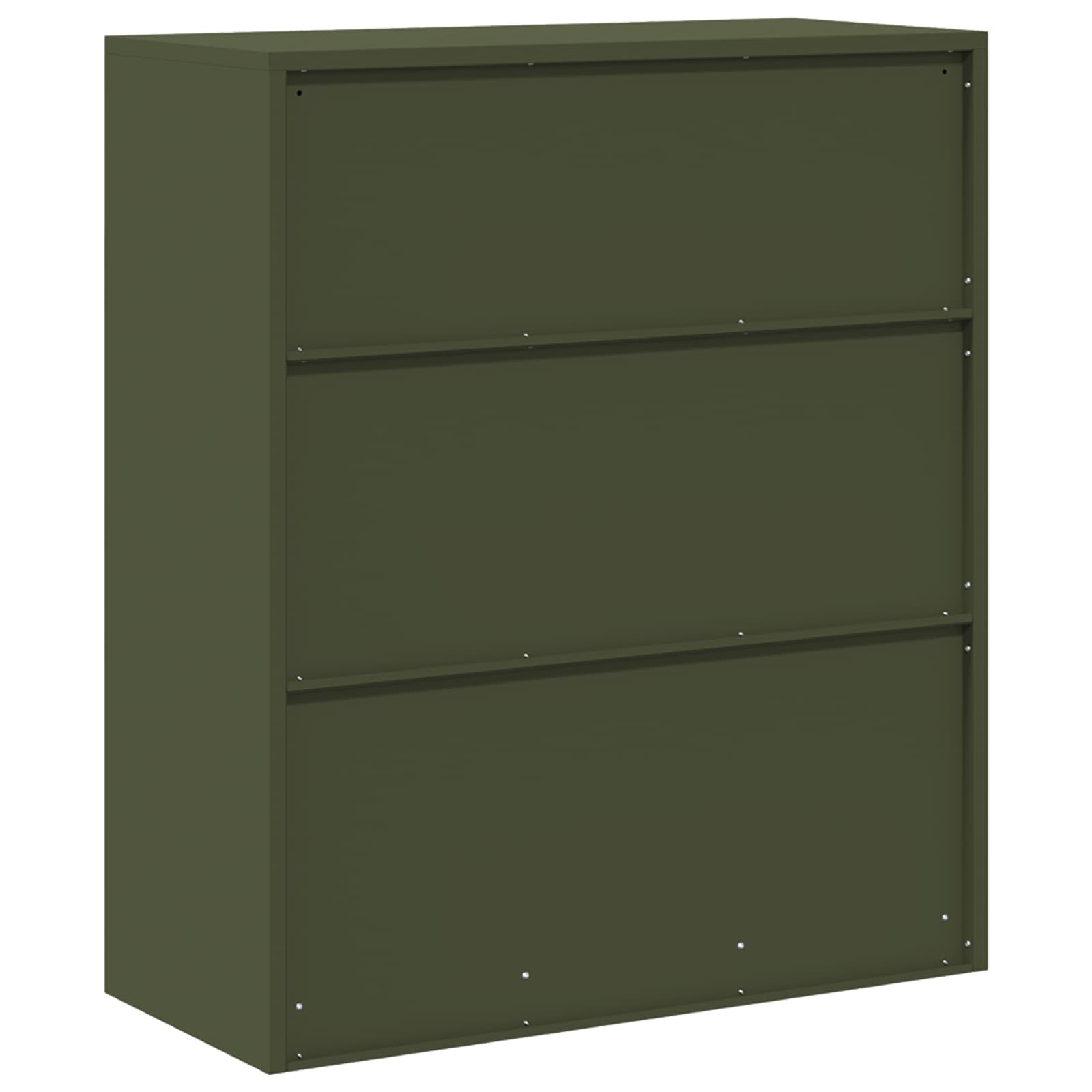 Armoire de rangement avec stockage Vert olive 90 x 40 x 105 cm - XIOS