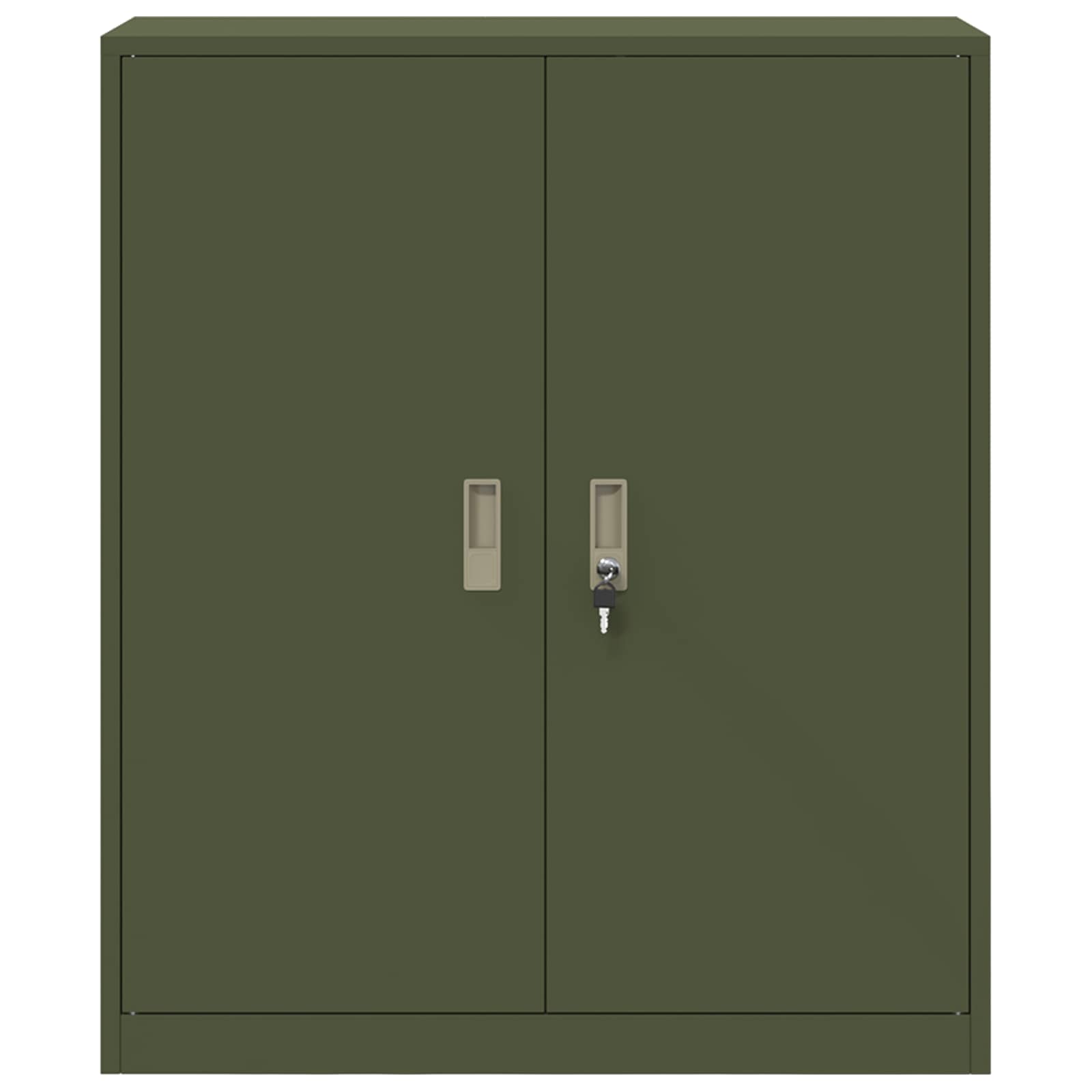 Armoire de rangement avec stockage Vert olive 90 x 40 x 105 cm - XIOS