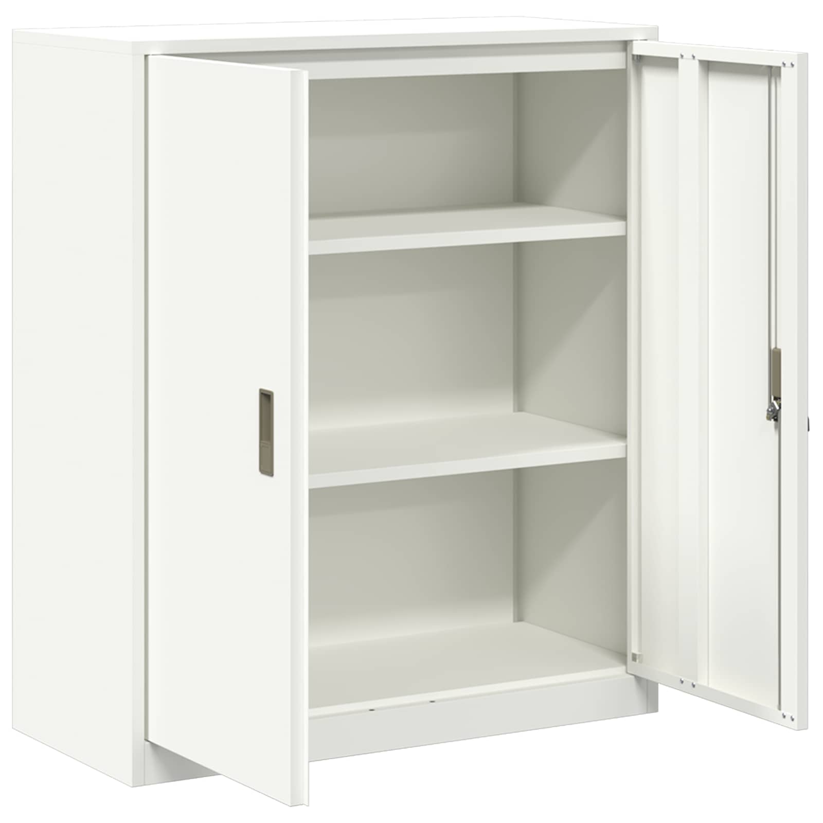 Armoire de rangement Blanc 90 x 40 x 105 cm Acier - XIOS
