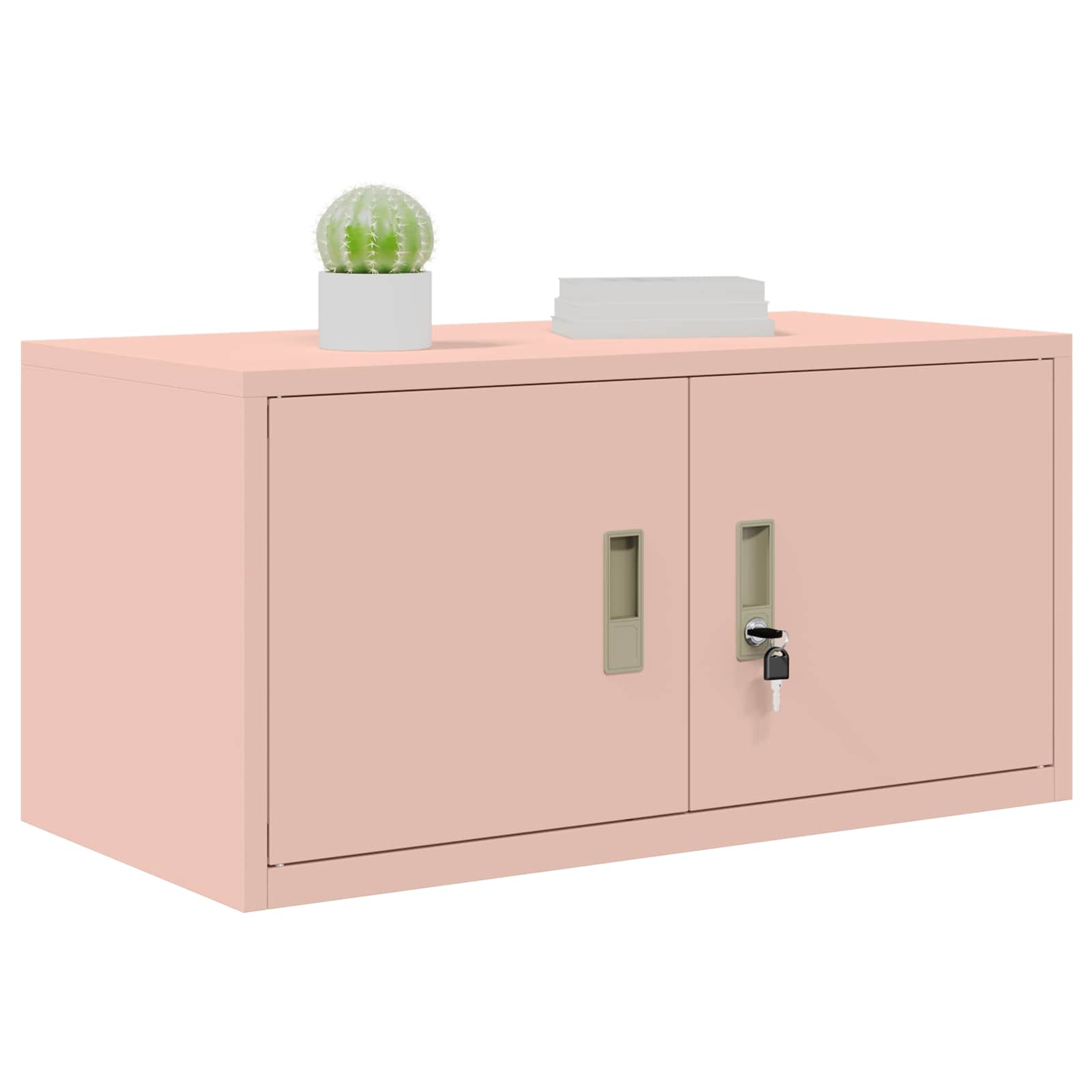 Armoire de rangement Rose 80 x 40 x 40 cm Acier Laminé à Froid - XIOS